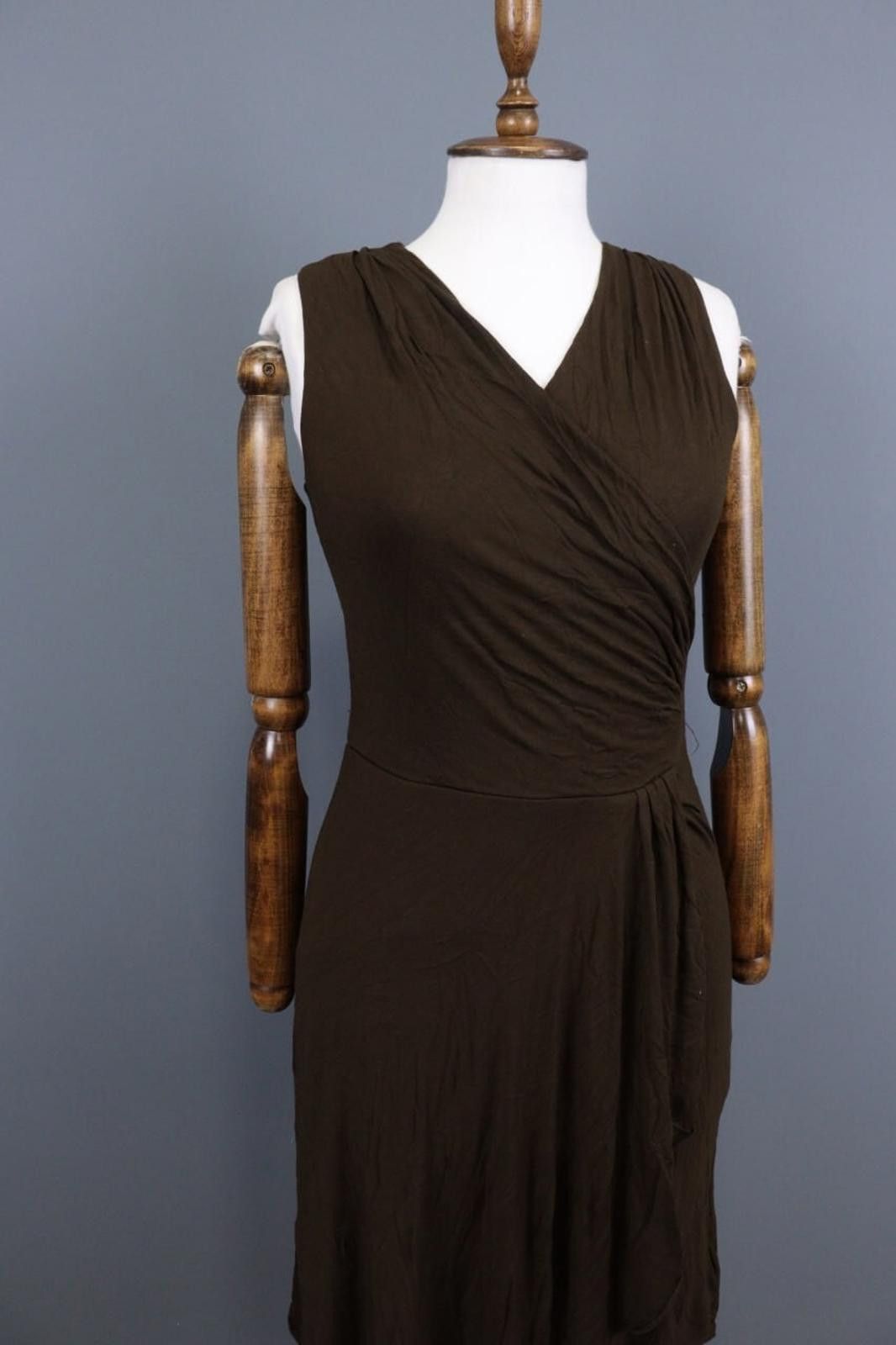Lauren Ralph Lauren Lauren Ralph Lauren Brown Bodycon Tank Midi Dress XS Size XS / US 0-2 / IT 36-38 - 8 Thumbnail