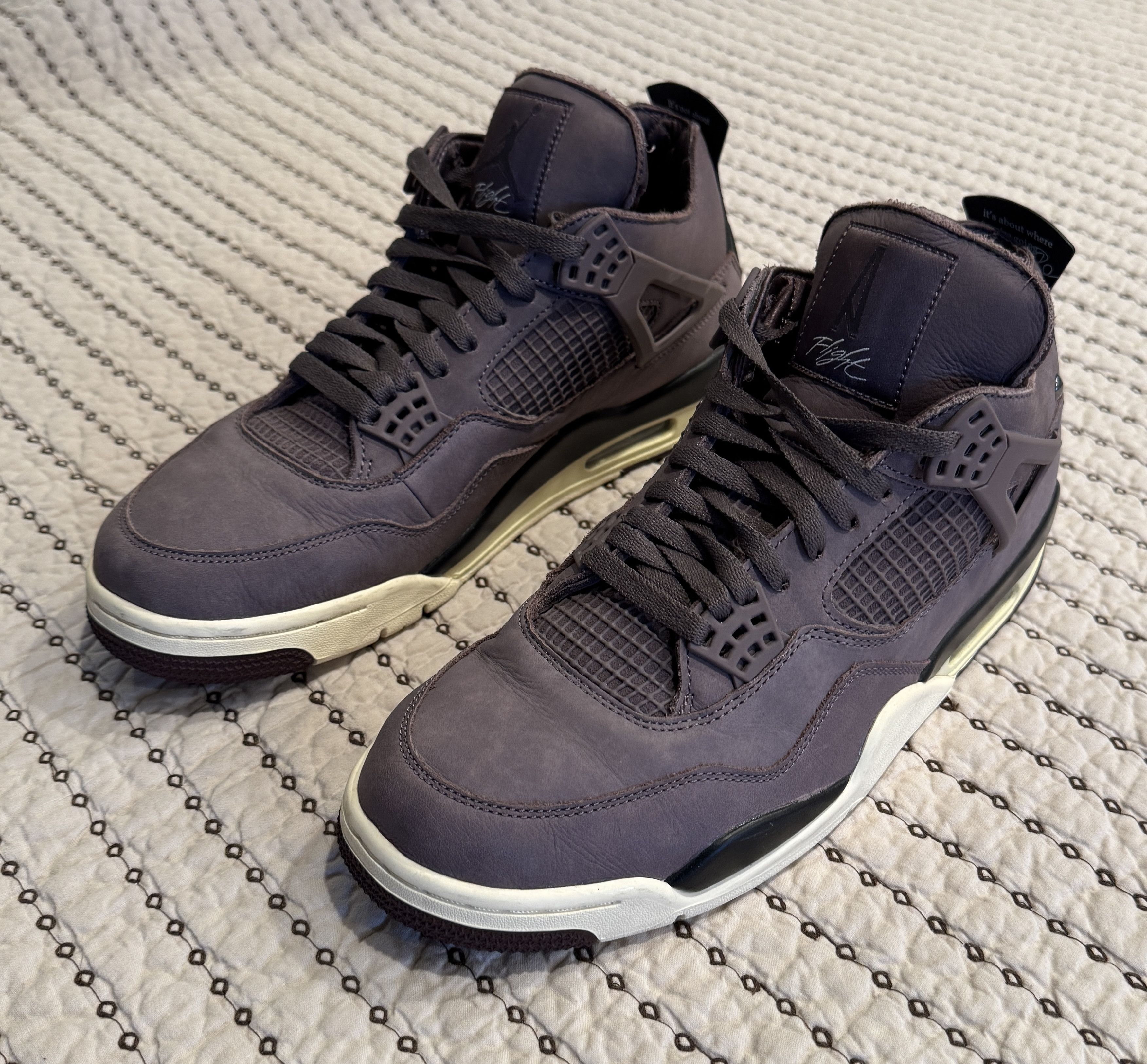 A Ma Maniere × Jordan Brand JORDAN X A MA MANIERE JORDAN 4 VIOLET ORE SIZE 11 Size US 11 / EU 44 - 4 Thumbnail