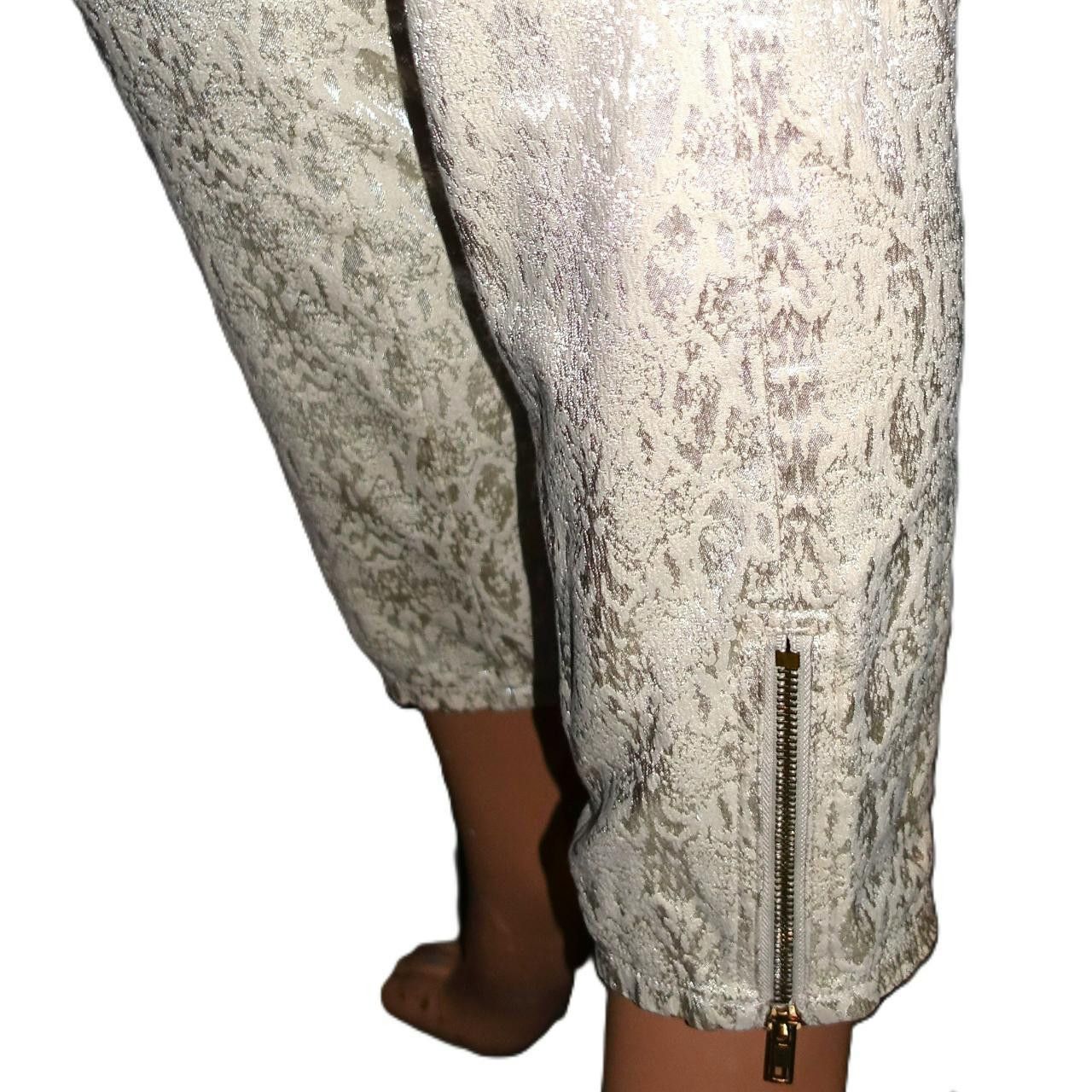 XOXO XOXO Beige Boho Jeans 1/2 Size 25" / US 0 / IT 36 - 5 Thumbnail