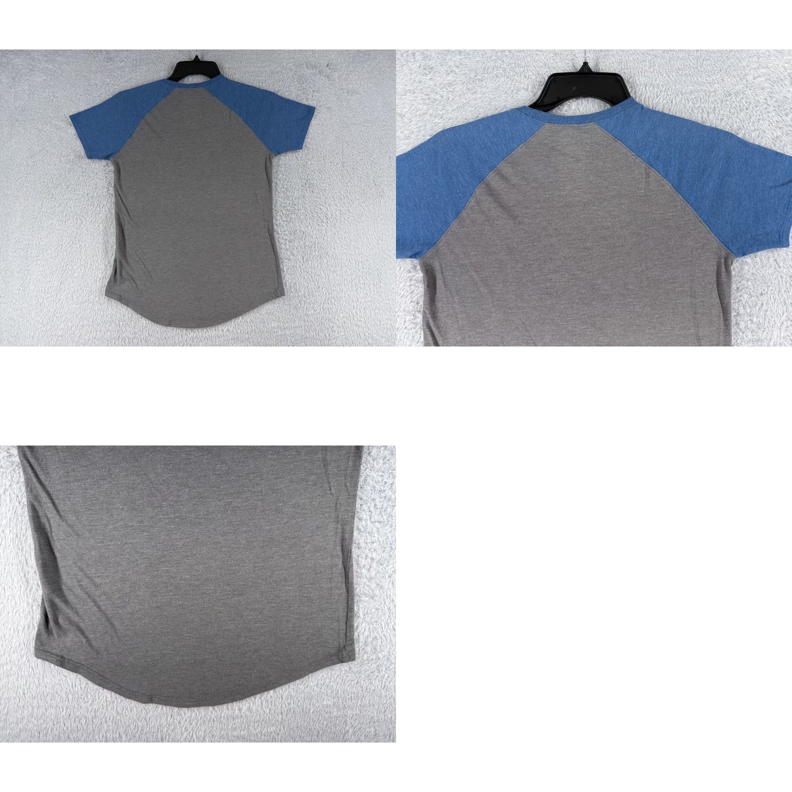 The North Face The North Face Shirt Women Small Gray Blue Short Sleeve Raglan Baseball Style Size S / US 4 / IT 40 - 9 Thumbnail