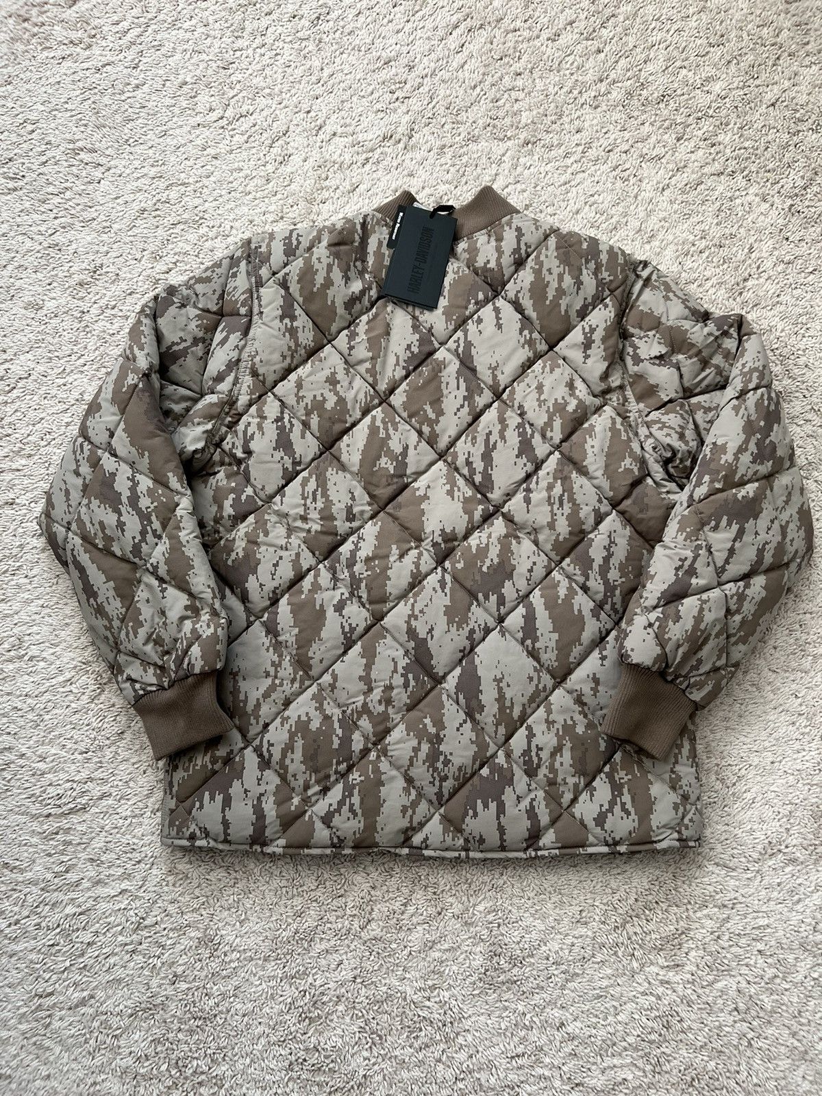 Harley Davidson Harley Davidson Quilted Park Jacket Camouflage Size US L / EU 52-54 / 3 - 7 Thumbnail