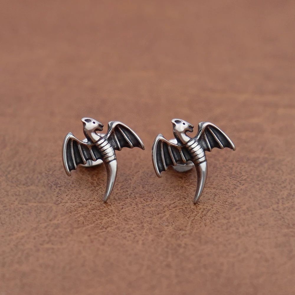 Jewelry Flying Dragon Stud Earring Size ONE SIZE - 2 Thumbnail