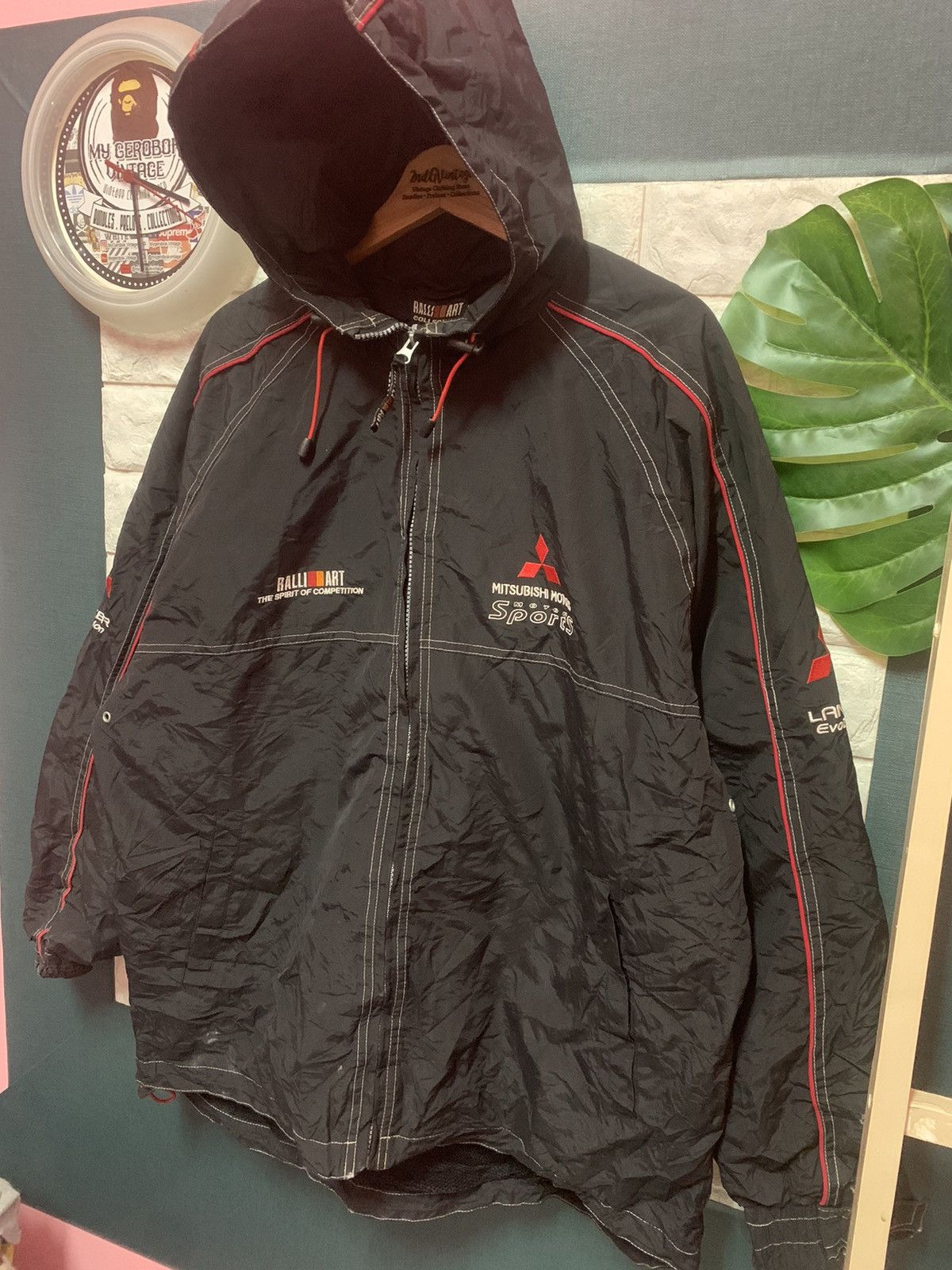 Sports Specialties VINTAGE!! Light Jacket Ralli Art Mitshubishi Size US L / EU 52-54 / 3 - 2 Thumbnail
