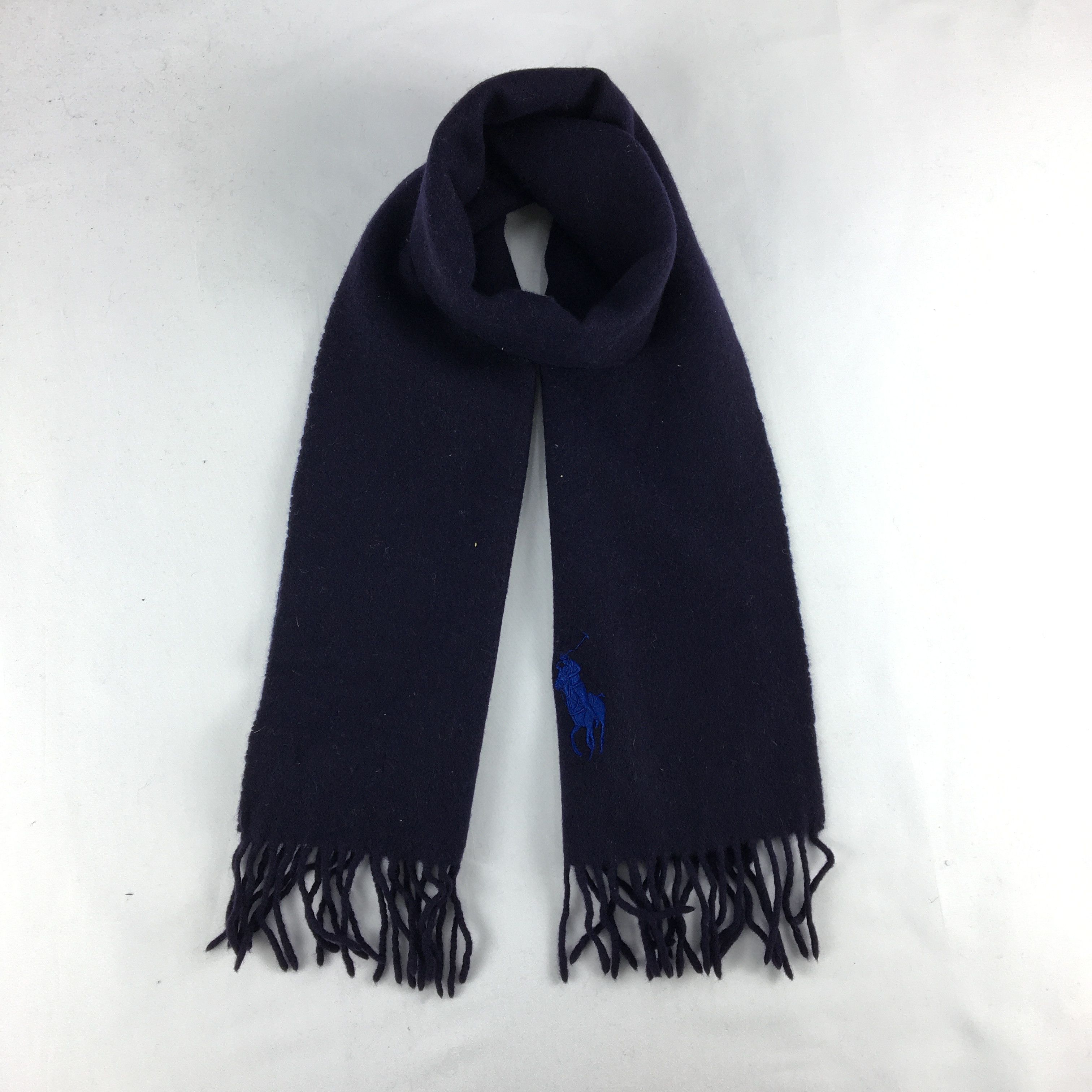 Polo Ralph Lauren Vintage Polo Ralph Lauren Scarf Muffler Wool Scarves Size ONE SIZE - 1 Thumbnail