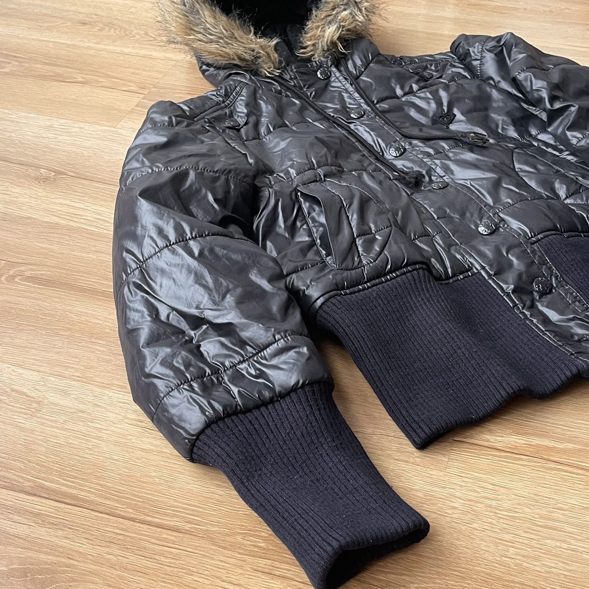 If Six Was Nine Vintage Fur Bomber Jacket LGB Style Size M / US 6-8 / IT 42-44 - 6 Thumbnail
