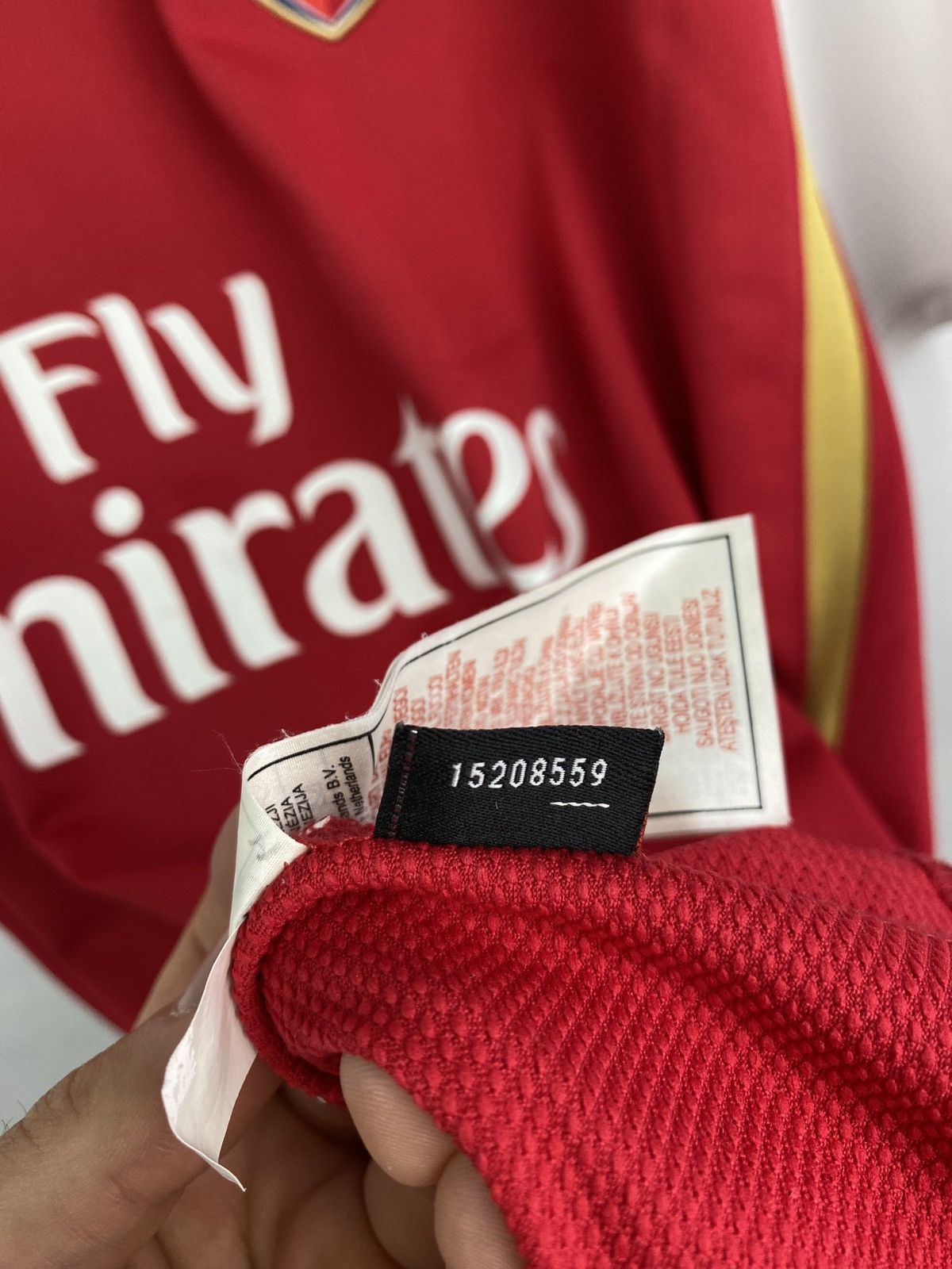 Nike 🏴󠁧󠁢󠁥󠁮󠁧󠁿 Nike Arsenal 2006 Jersey Soccer Football Shirt Rare Retro Size US XXL / EU 58 / 5 - 8 Thumbnail