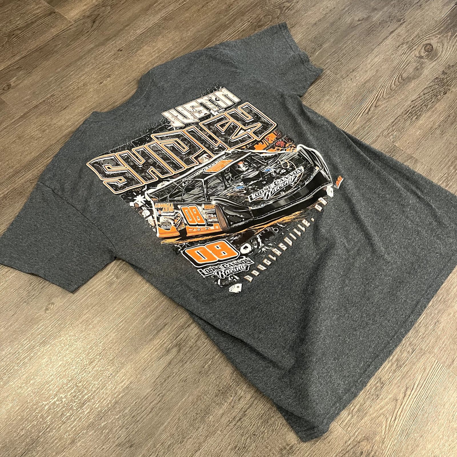NASCAR Vintage Justin Shipley Graphic Racing Tee Size US L / EU 52-54 / 3 - 1 Thumbnail