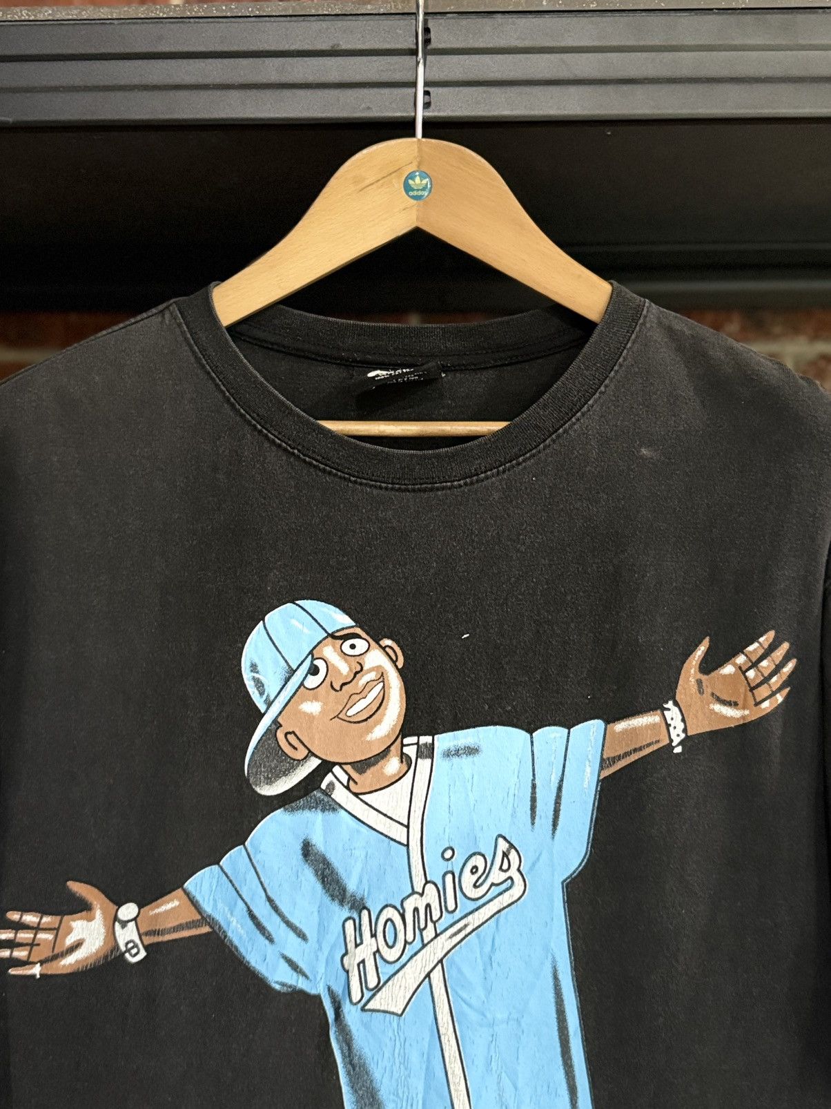 Homies Vintage Homies Streetwear Hip Hop Faded Tee Size US XXL / EU 58 / 5 - 3 Thumbnail