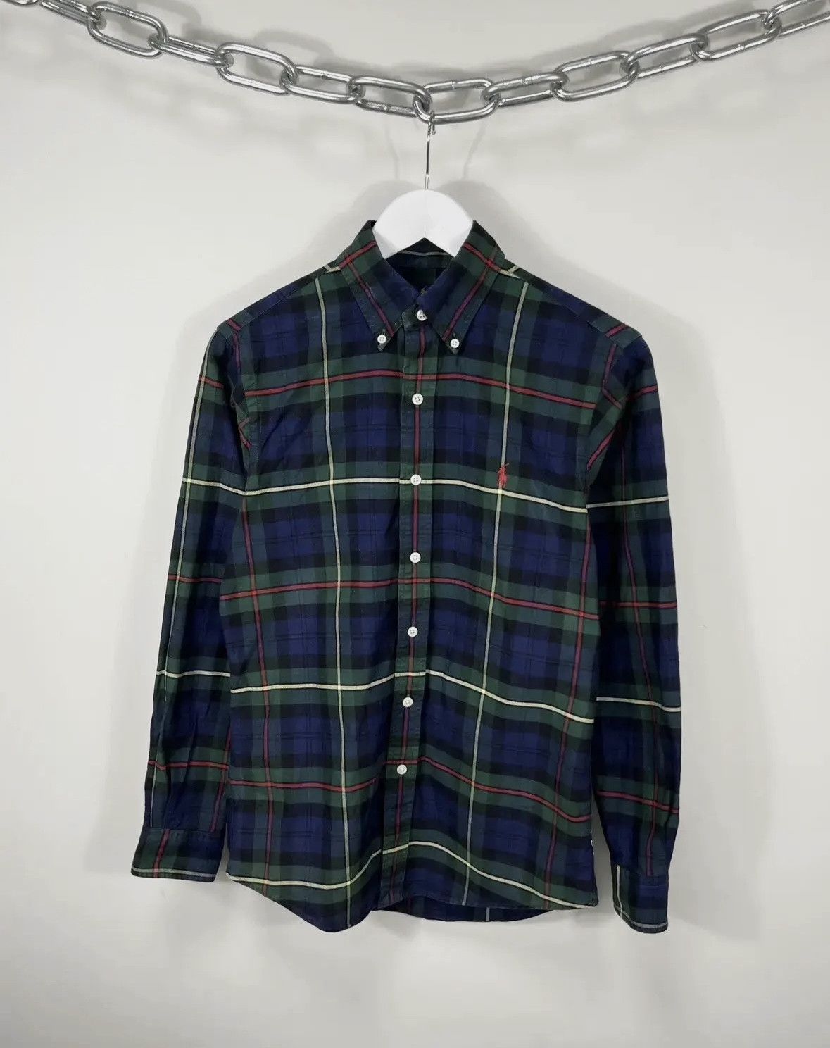 Ralph Lauren Ralph Lauren Men's Tartan Winter Check Button Up Shirt Size US XS / EU 42 / 0 - 1 Thumbnail