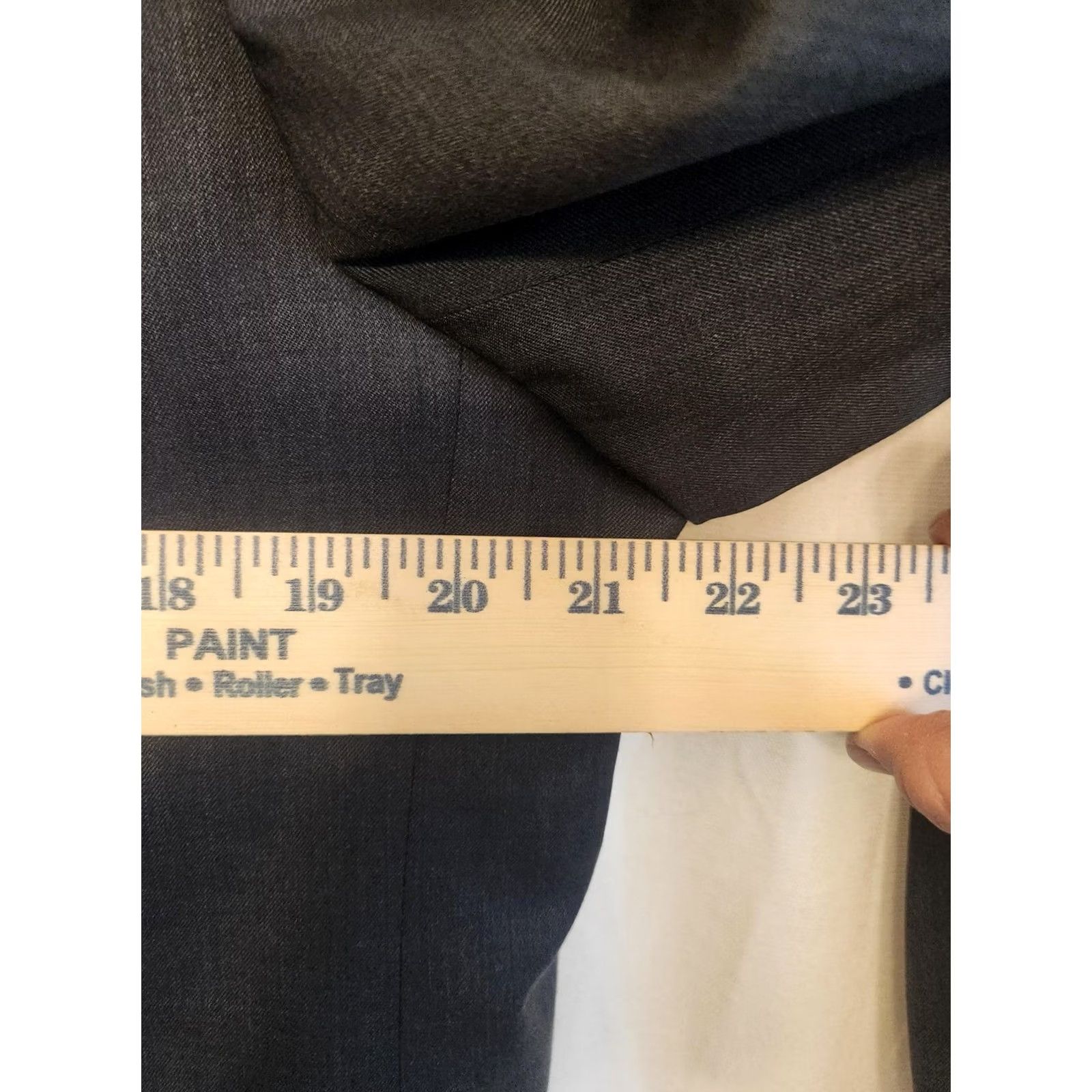 Jack Victor Jack Victor Suit Jacket Mens 44L Gray Wool 2 Button Long Made Canada Urban SPJ Size 44R - 7 Thumbnail
