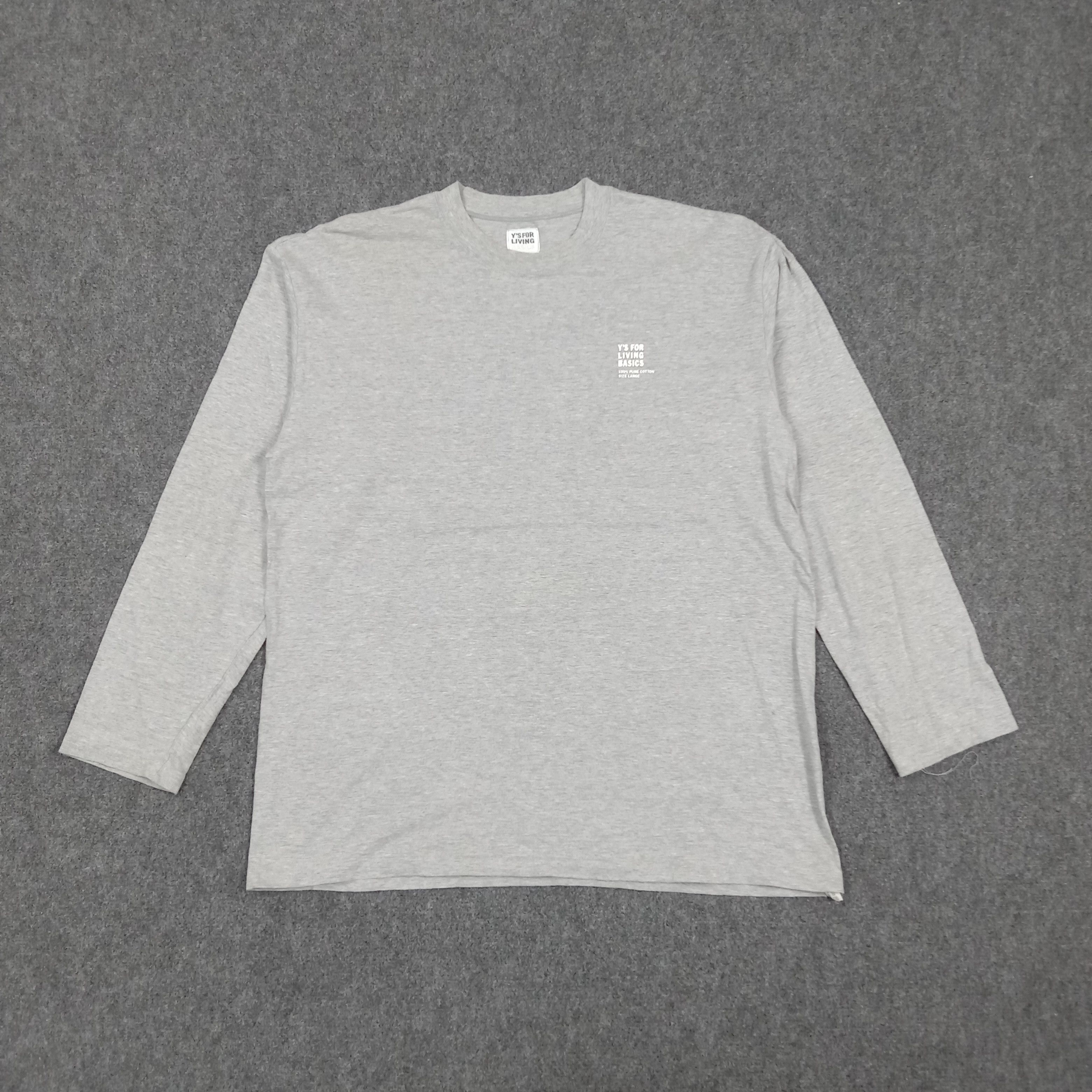 Yohji Yamamoto Y's For Men by Yohji Yamamoto Japanese Tshirt C285N42 Size US L / EU 52-54 / 3 - 2 Thumbnail