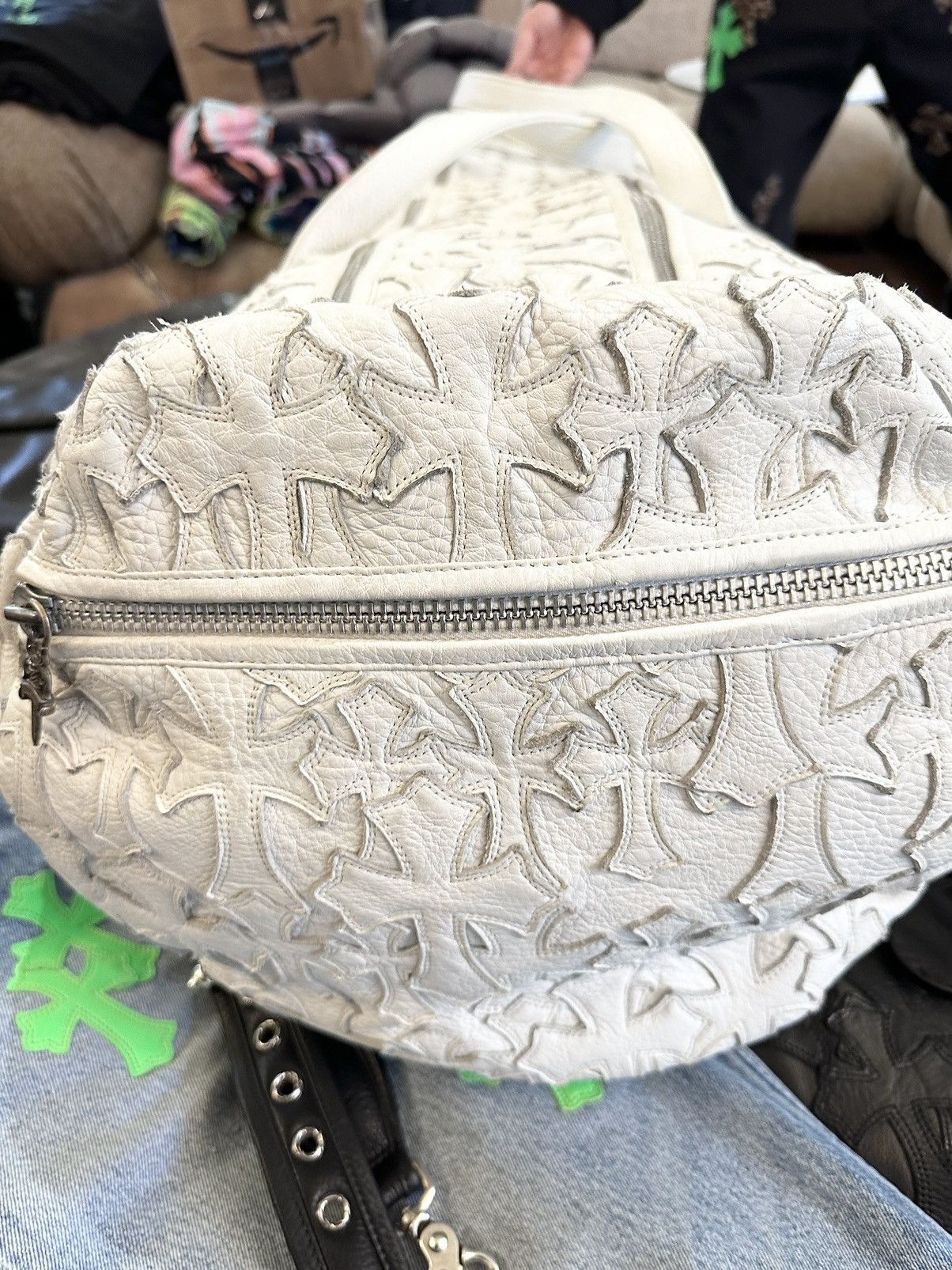 Chrome Hearts CHROME HEARTS 1000 CROSS JUMBO 5XL TRAVEL CROSS DUFFLE BAG Size ONE SIZE - 5 Thumbnail