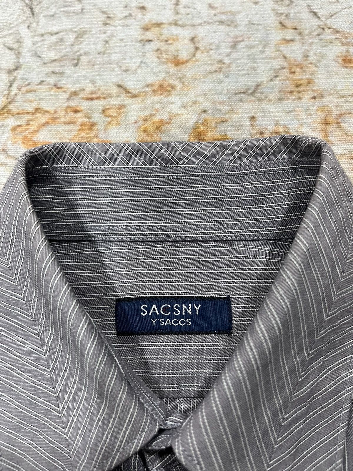 Yohji Yamamoto SACSNY Y’SACCS by Yohji Yamamoto Stripe Button Up Size US M / EU 48-50 / 2 - 5 Thumbnail