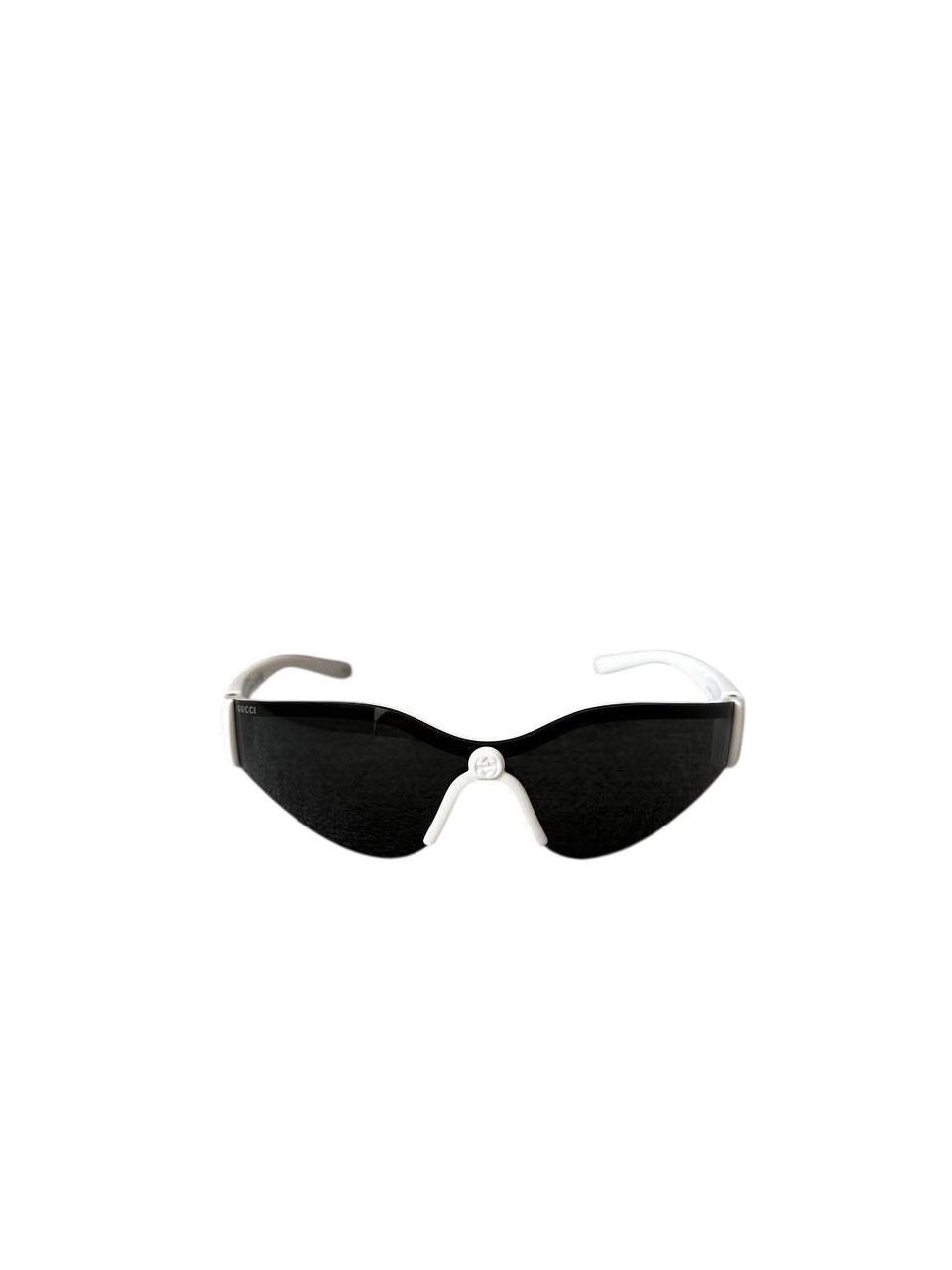 Gucci Gucci GG Interlocking G Shield Frame Sunglasses Size ONE SIZE - 1 Thumbnail