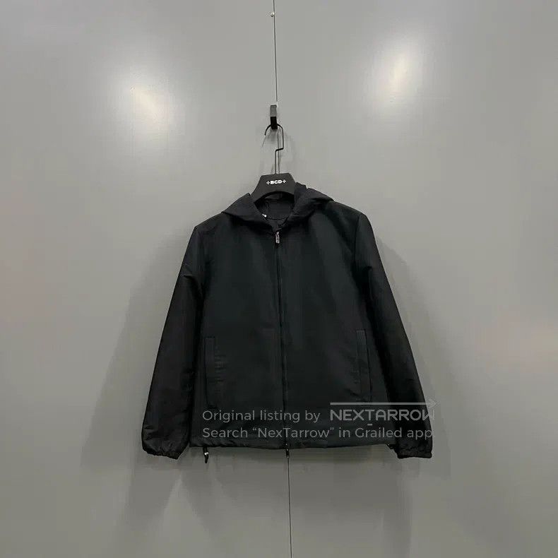 Valentino Valentino Black big logo hooded jacket Size S / US 4 / IT 40 - 1 Thumbnail