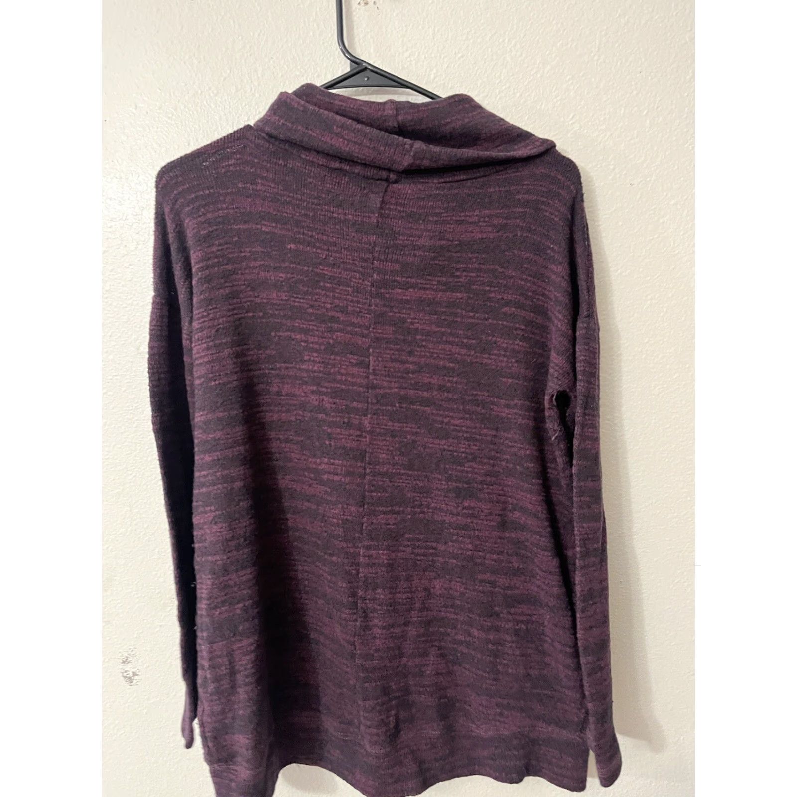 Vintage Aerie Sweater Size Medium Maroon Burgundy Knit Pullover Turtleneck Womens Size M / US 6-8 / IT 42-44 - 2 Thumbnail