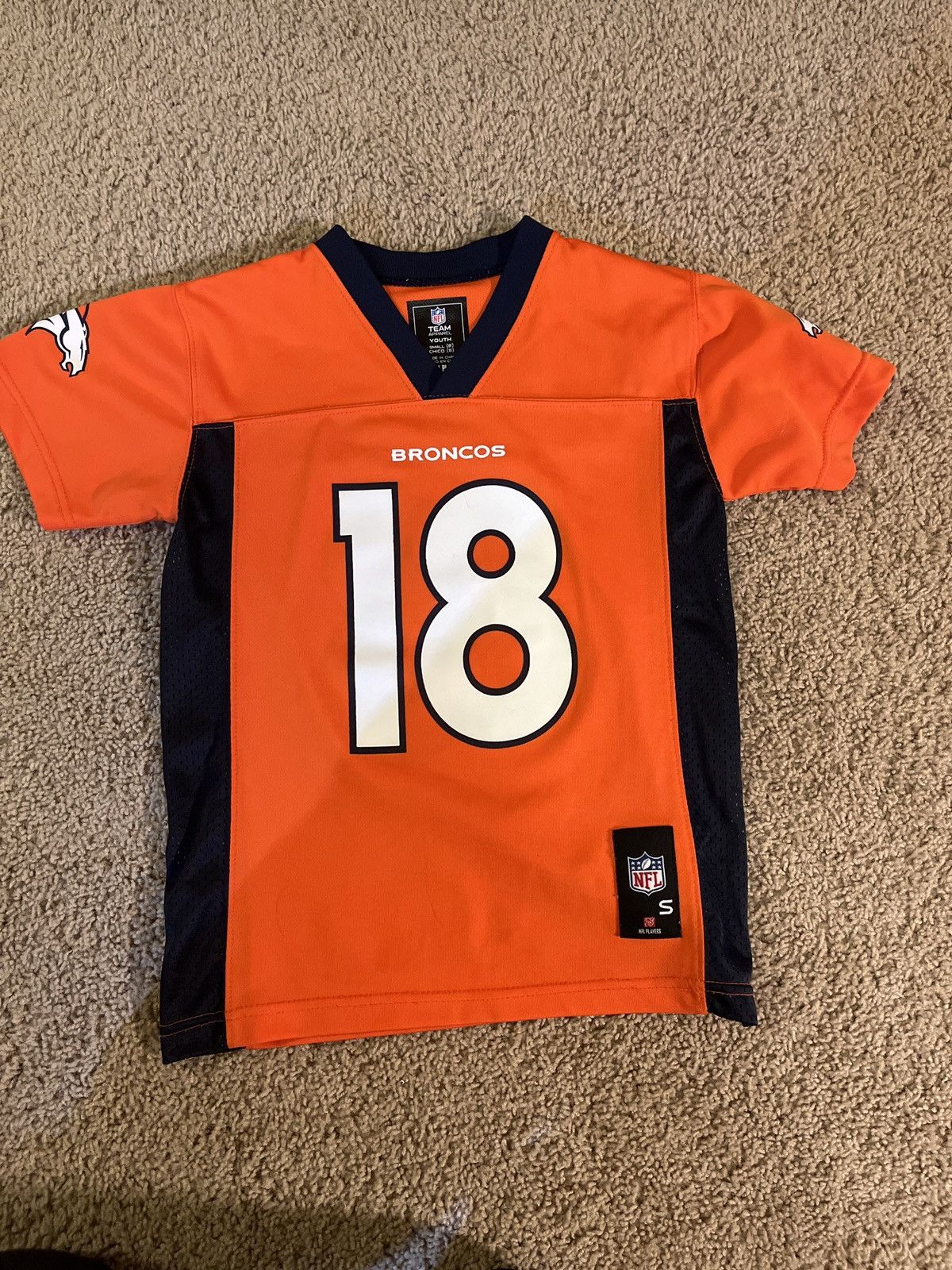 NFL Youth Small Peyton Manning Broncos Jersey Size US S / EU 44-46 / 1 - 1 Thumbnail