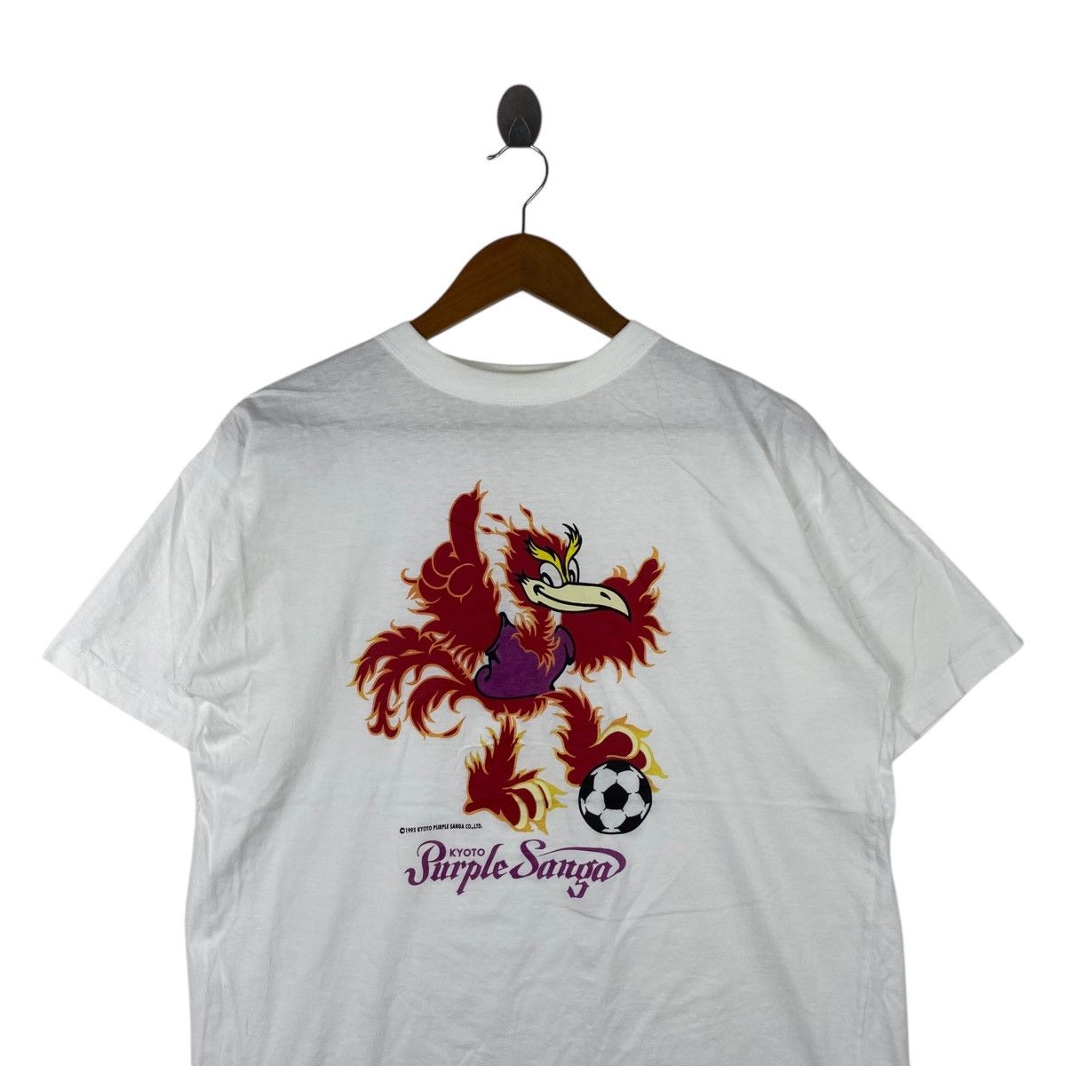 Vintage Vintage 1995 KYOTO PURPLE SANGA Pursa Kun Mascot Tee Shirt Size US L / EU 52-54 / 3 - 2 Thumbnail