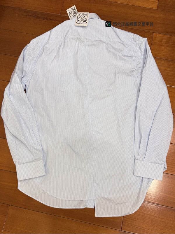Loewe LOEWE Unisex Light Blue Long-Sleeve Shirt Size US L / EU 52-54 / 3 - 1 Thumbnail