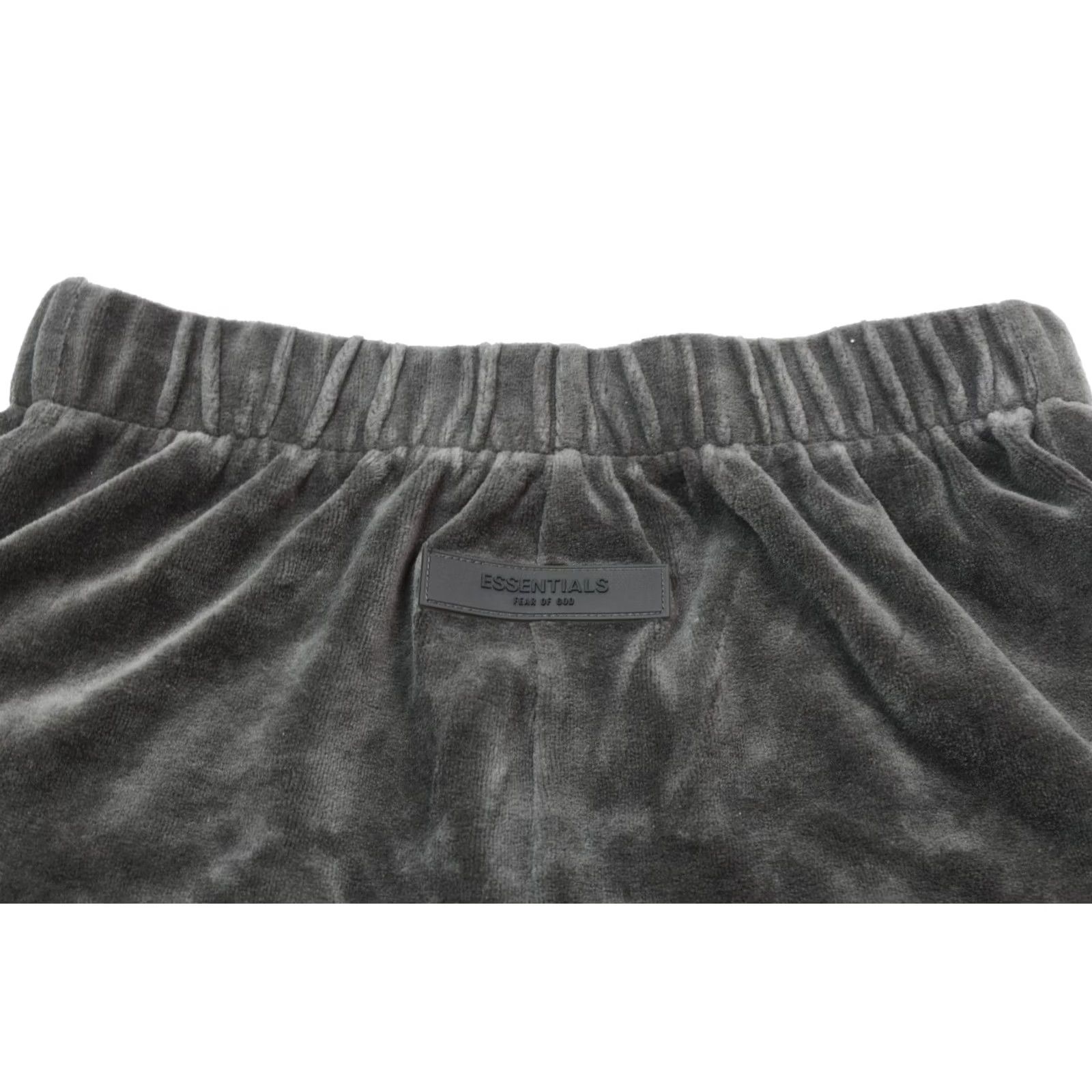 Fear of God Fear of God ESSENTIALS Velour Beach Shorts Womens Small Gray Pull-On Relaxed Fit Size 28" / US 6 / IT 42 - 3 Thumbnail