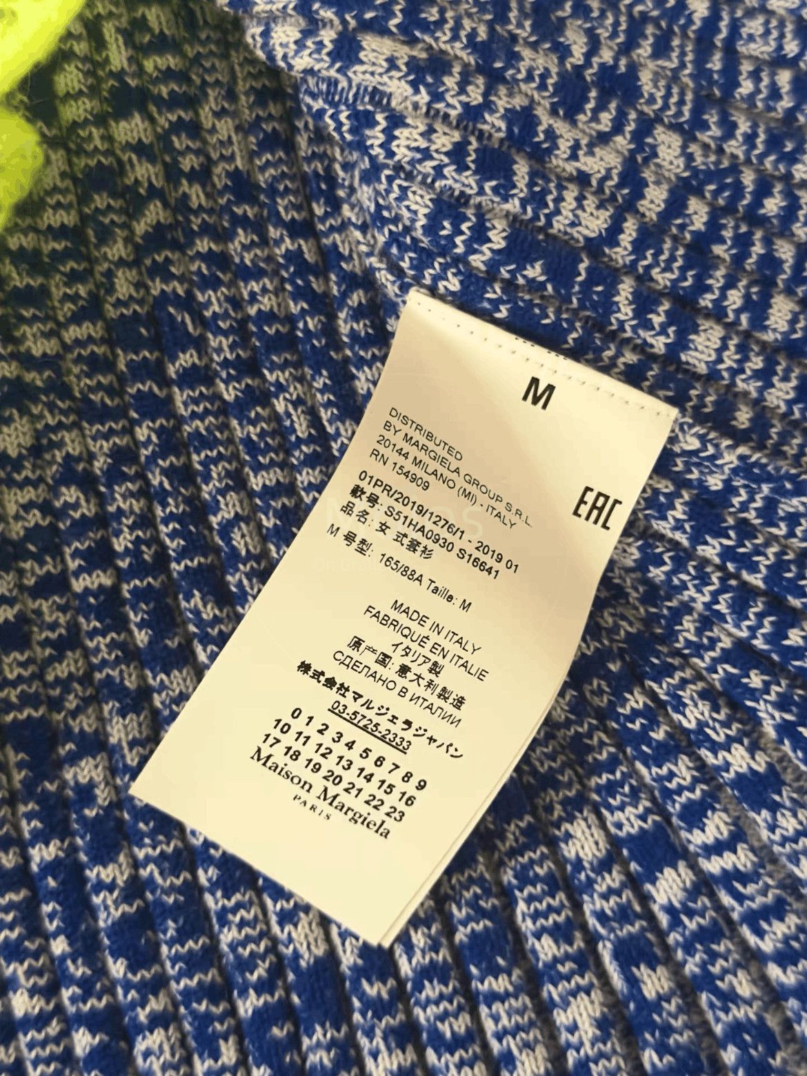 Maison Margiela Maison Margiela Joint Patches Knitwear Sweater-2508 Size US M / EU 48-50 / 2 - 4 Thumbnail