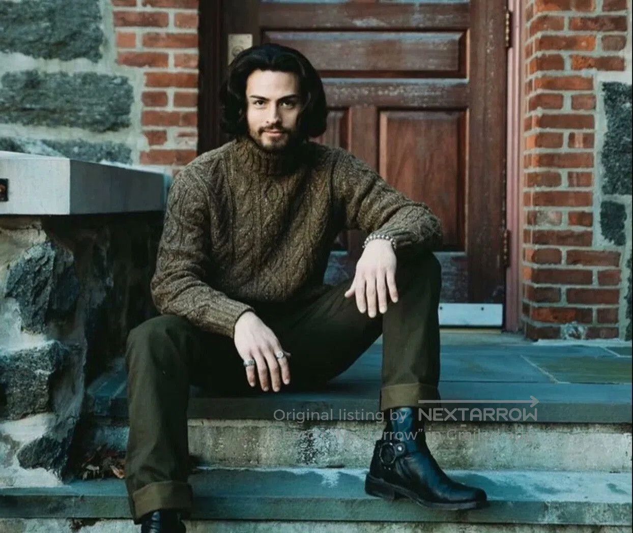 RRL Ralph Lauren RRL Ralph Lauren Cable Knit Sweater. Size US L / EU 52-54 / 3 - 3 Thumbnail