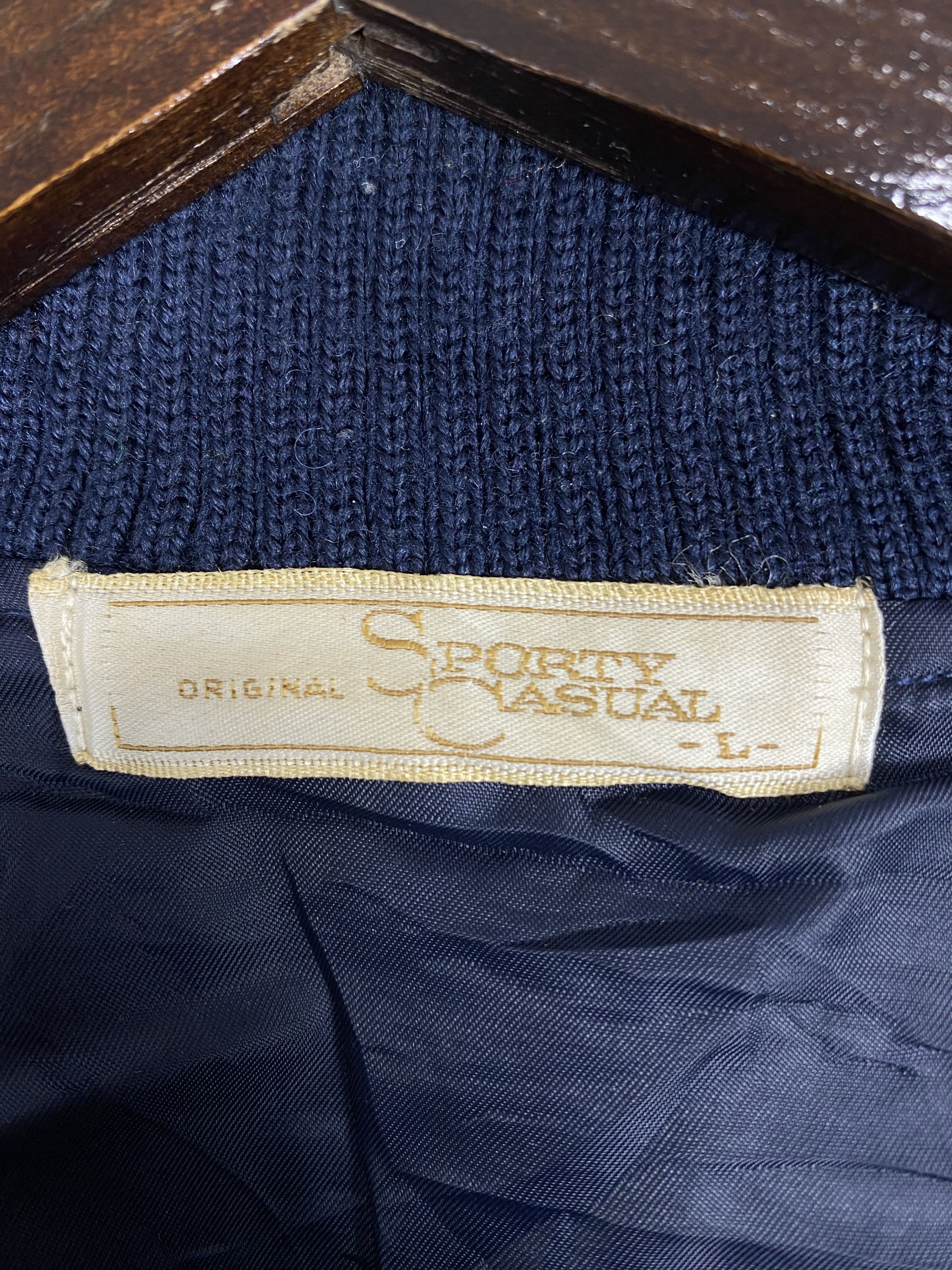 Japanese Brand Vintage Sporty Casual Varsity Jacket DJ1006 Size US L / EU 52-54 / 3 - 9 Thumbnail