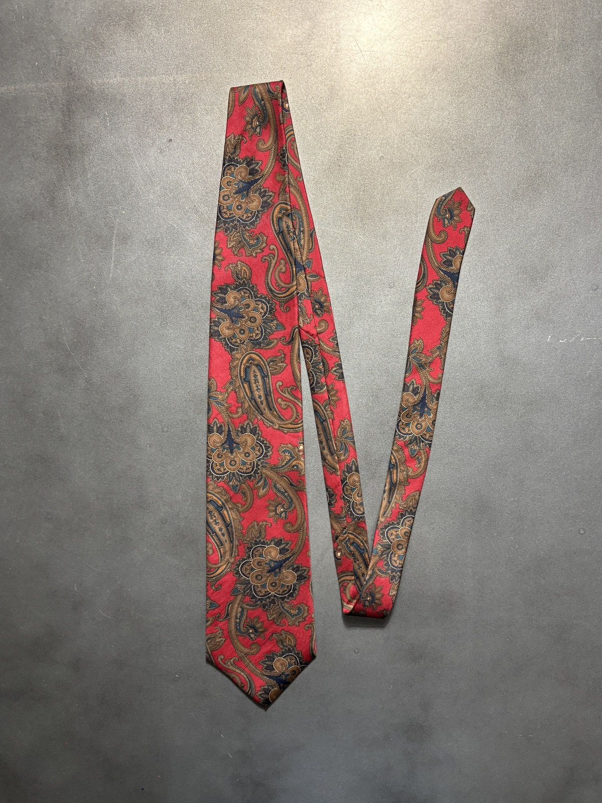 Christian Dior Monsieur Vintage Christian Dior Tie 1990s Silk Necktie Paisley USA Size ONE SIZE - 9 Thumbnail