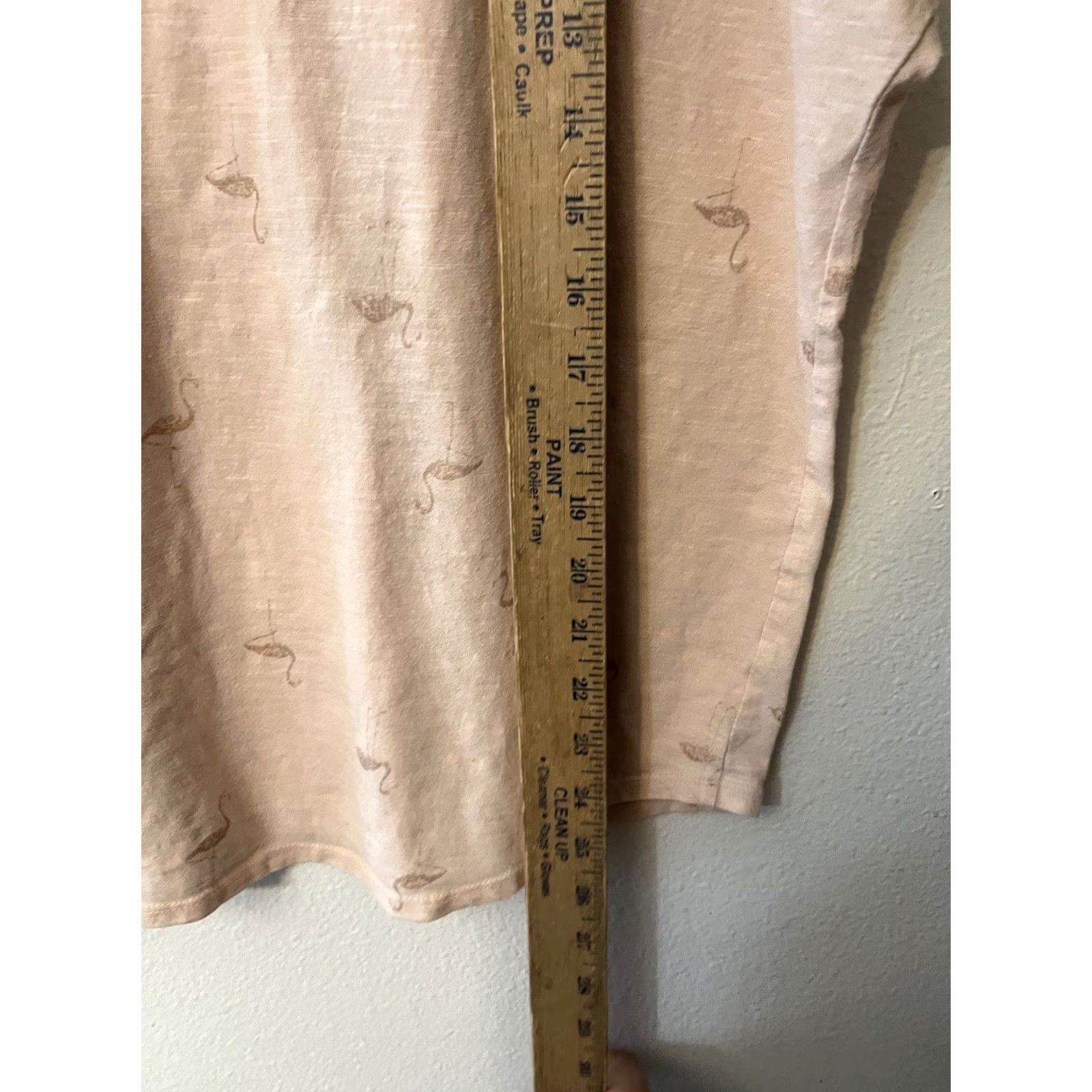 Pinko Sonoma Shirt Womens 1X Pink T-Shirt Crew Neck Short Sleeve Animal Print 100% Cotton Casual Size XL / US 12-14 / IT 48-50 - 4 Thumbnail