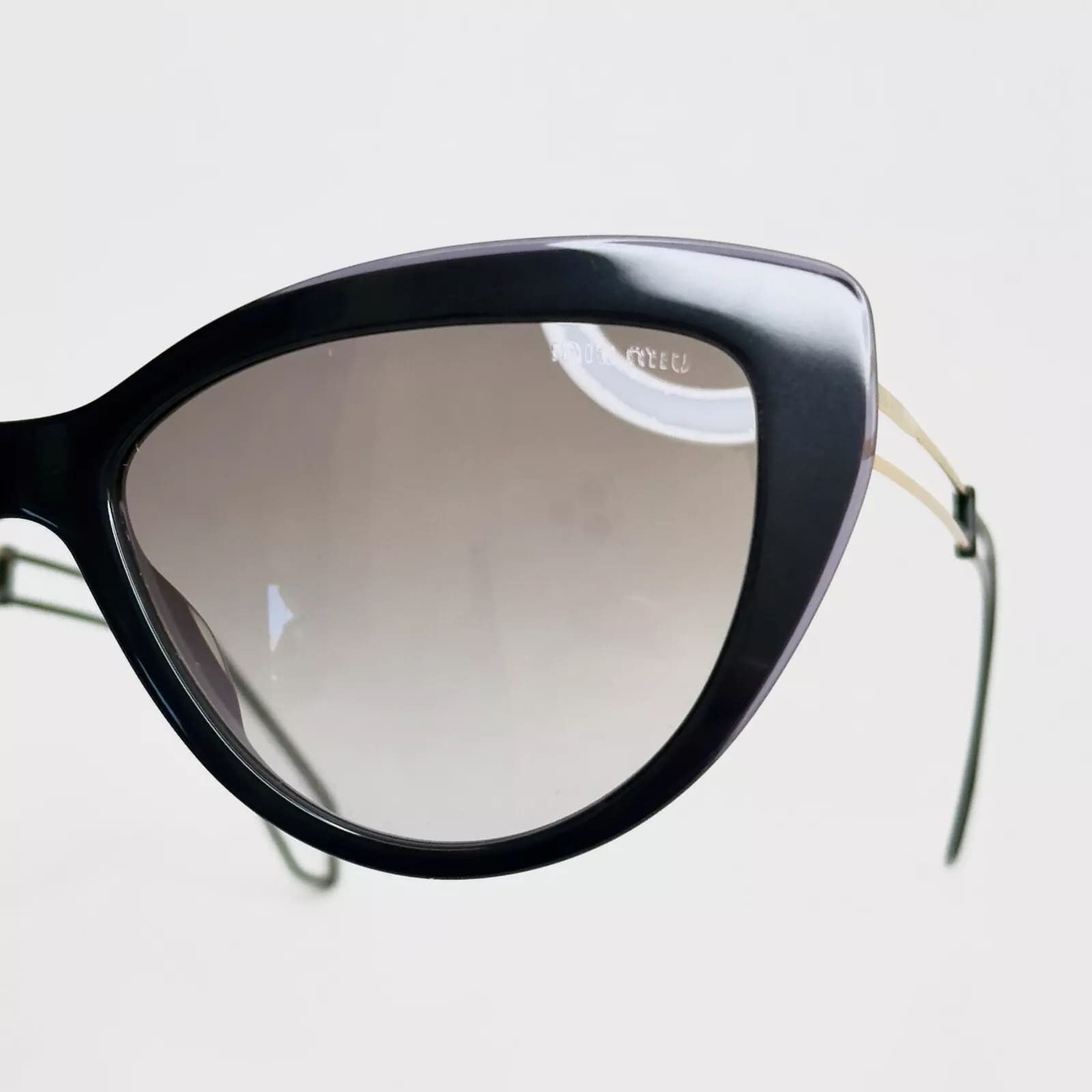 Miu Miu MIU MIU COLLECTION 12R Black Violet Gold Wire Cat MU12RS Size ONE SIZE - 6 Thumbnail