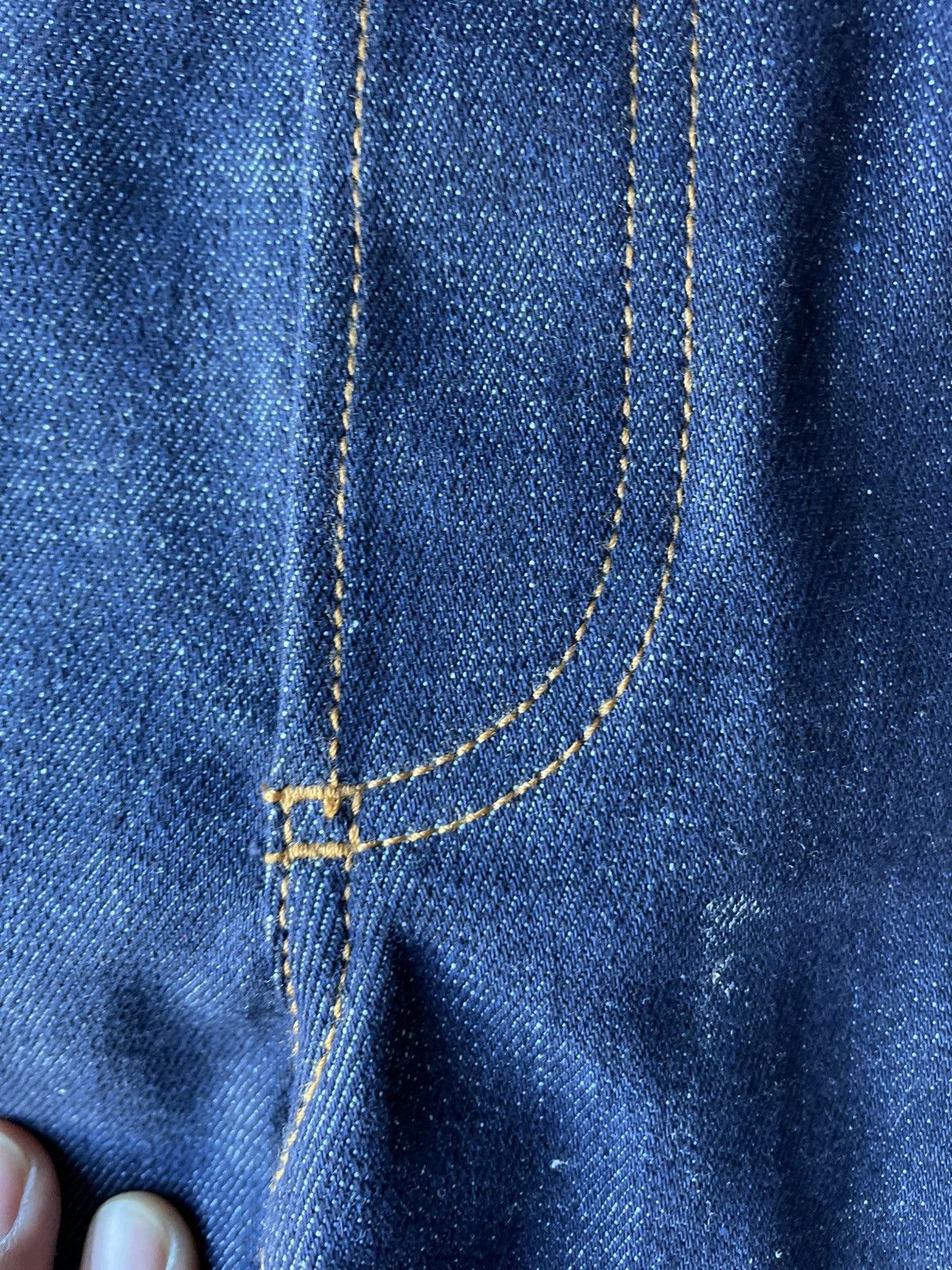 Dior USED CHRISTIAN DIOR CUFF DENIM JEANS SLIM 17.5 SIZE 34 Size US 34 / EU 50 - 10 Thumbnail
