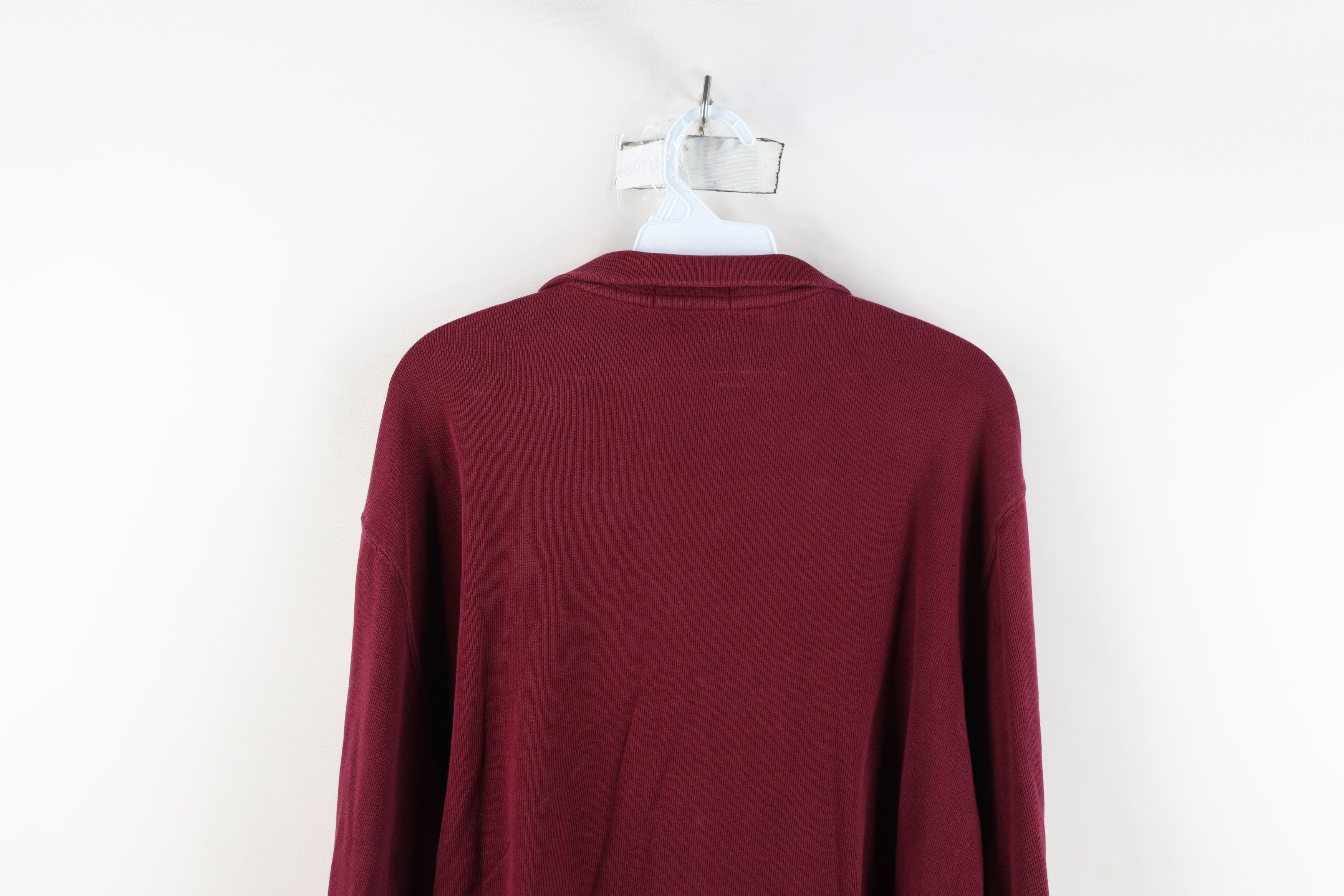 Ralph Lauren × Vintage Vintage Ralph Lauren Estate Rib Ribbed Knit Half Zip Sweater Size US L / EU 52-54 / 3 - 14 Thumbnail