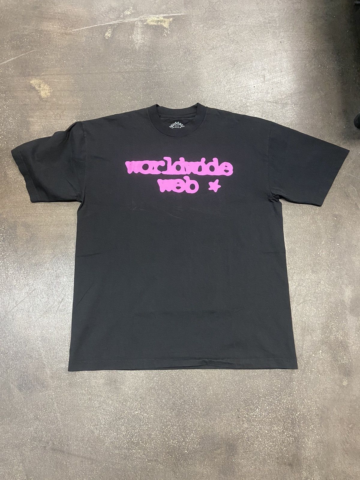 image of Spider Worldwide Sp5Der Web Tee in Black, Men's (Size XL)