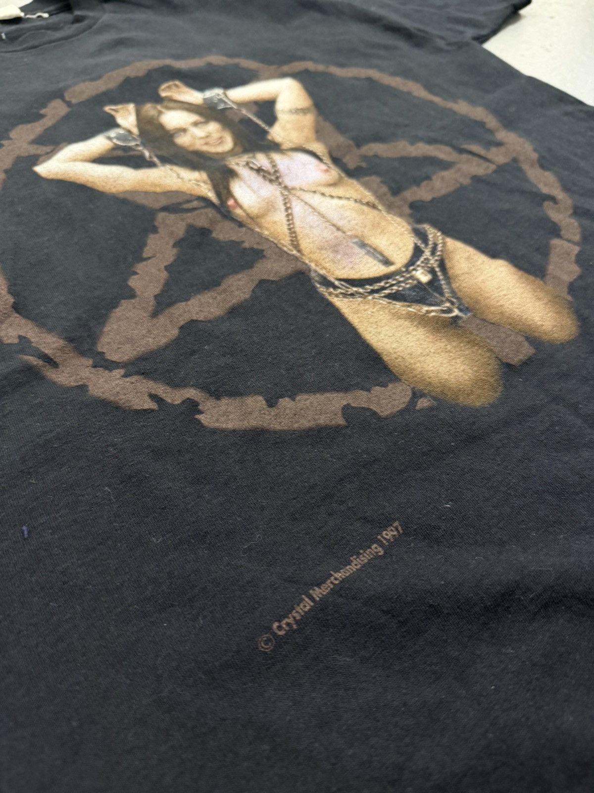 Band Tees 1997 Rare Rockbitch Bringing Slavery Queer Metal Band Tee Size US L / EU 52-54 / 3 - 5 Thumbnail