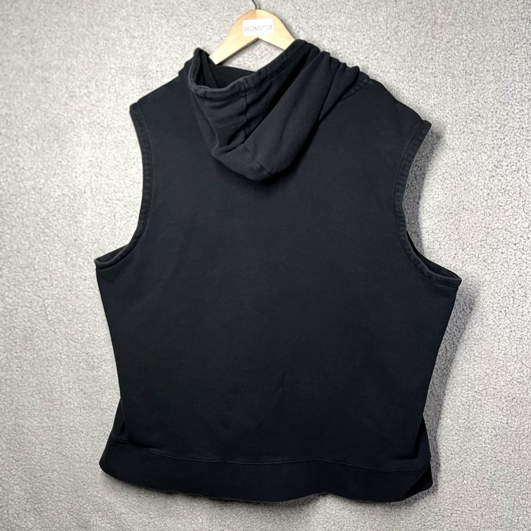 Jordan Brand Air Jordan Hoodie Men 3XL Black Sleeveless Jumpman Basketball Training Y2K VTG Hoodie Velcro? Size US XXL / EU 58 / 5 - 4 Thumbnail