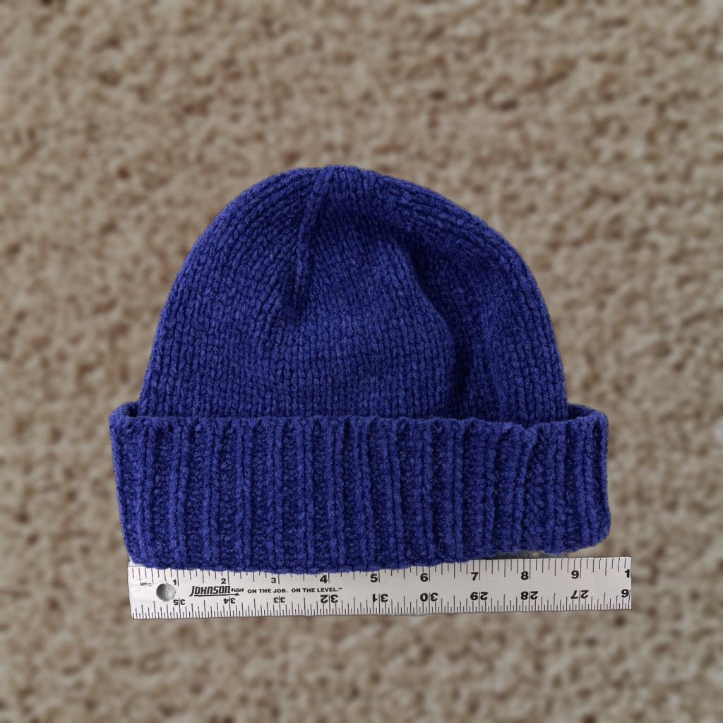 Merona Merona Beanie Toque Womens One Size Blue Knit Polyester Blend Winter Snow Ski Size ONE SIZE - 1 Thumbnail