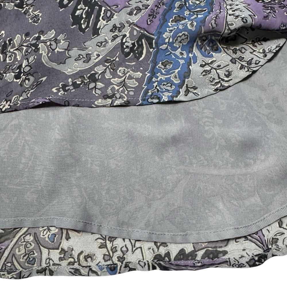 Coldwater Creek Coldwater Creek Chiffon Floral Front Pleated Blouse Size XL Size XL / US 12-14 / IT 48-50 - 8 Thumbnail