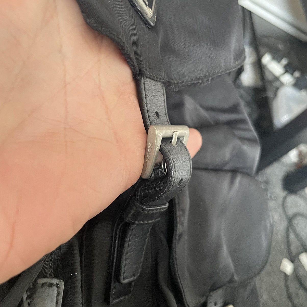 Prada Prada nylon ruck sack in black Size ONE SIZE - 12 Thumbnail