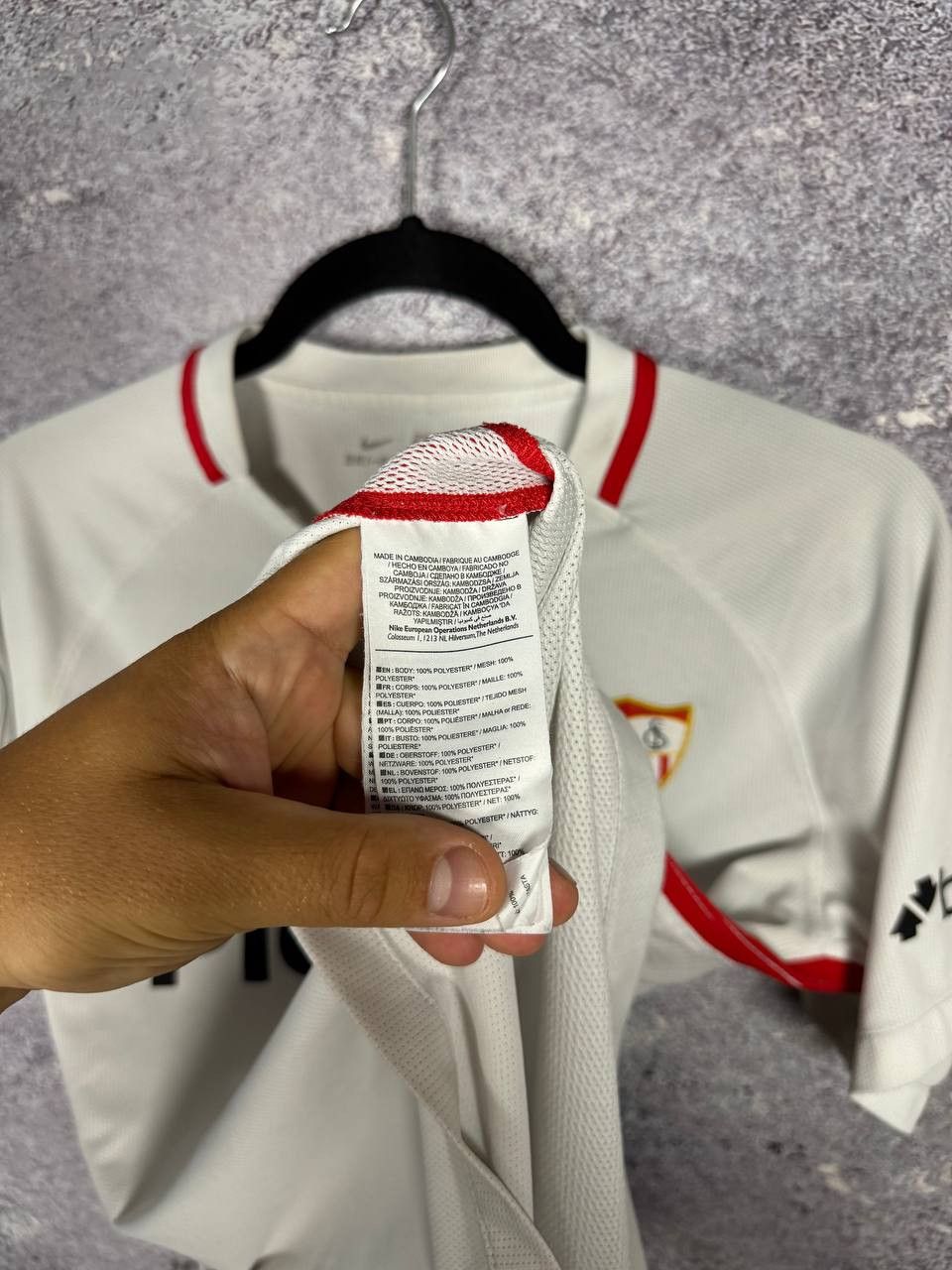 Nike Vintage Sevilla 2018/19 Nike Home Soccer Jersey Small Size US S / EU 44-46 / 1 - 10 Thumbnail