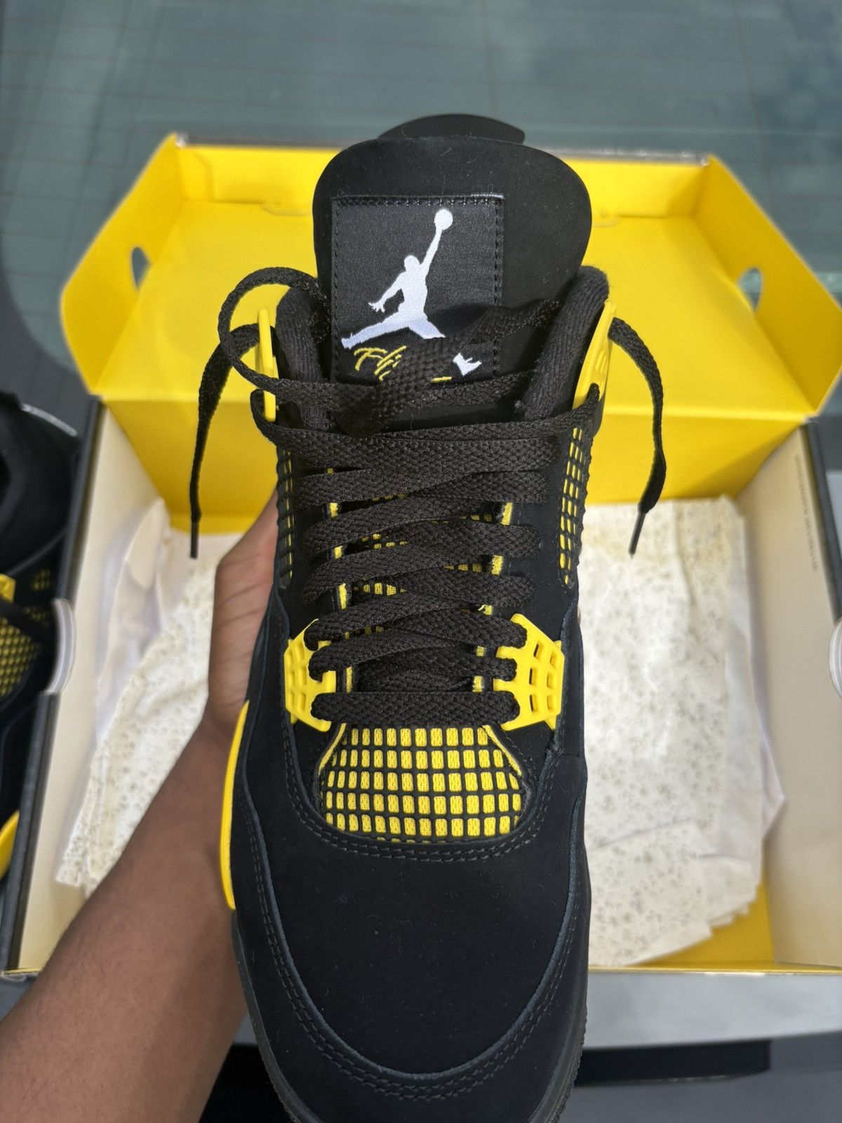 Jordan Brand Jordan 4 Retro Thunder (2023) Size US 10.5 / EU 43-44 - 8 Thumbnail