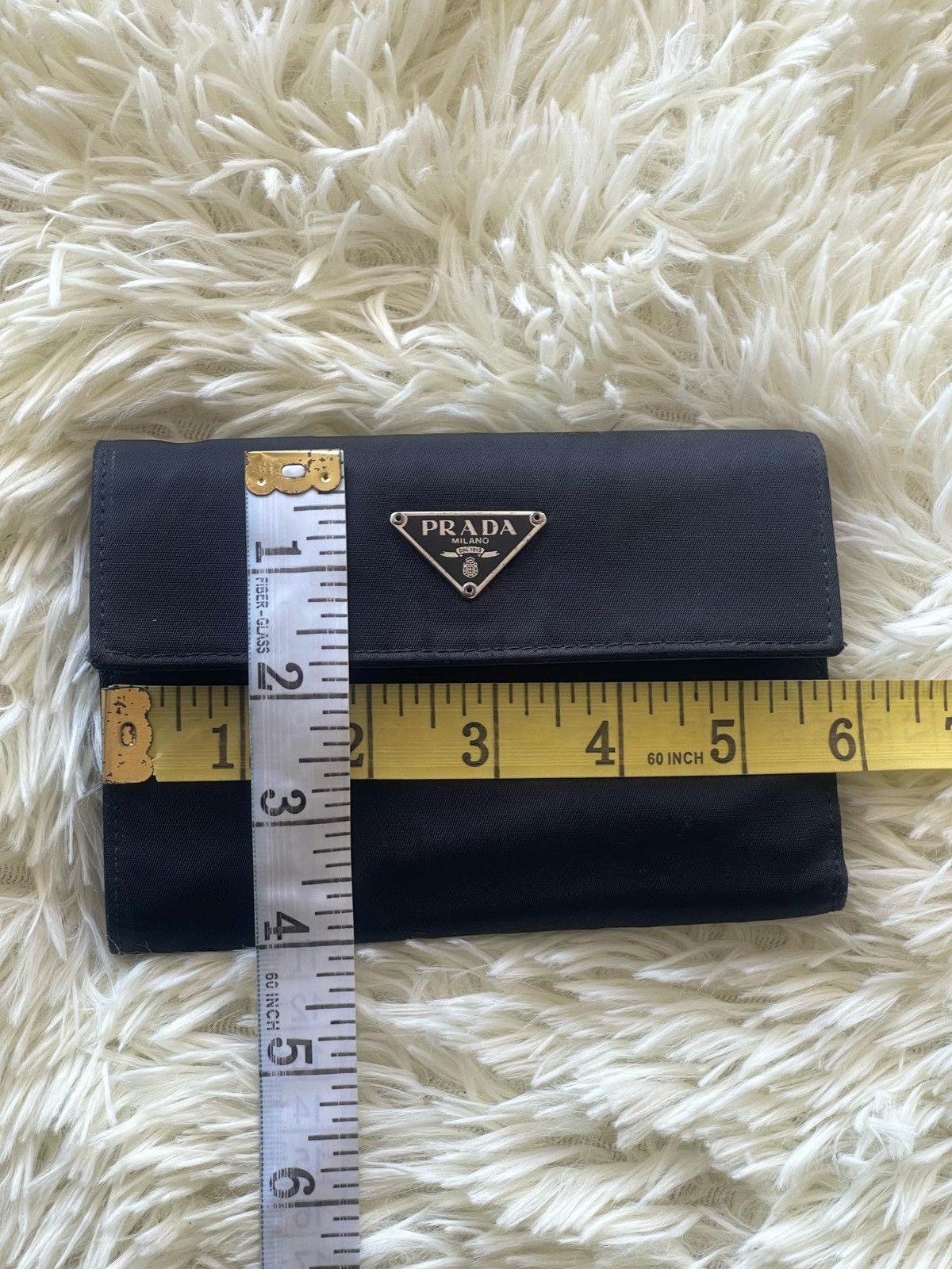 Prada × Vintage Prada Tessuto Trifold Wallet Size ONE SIZE - 15 Thumbnail
