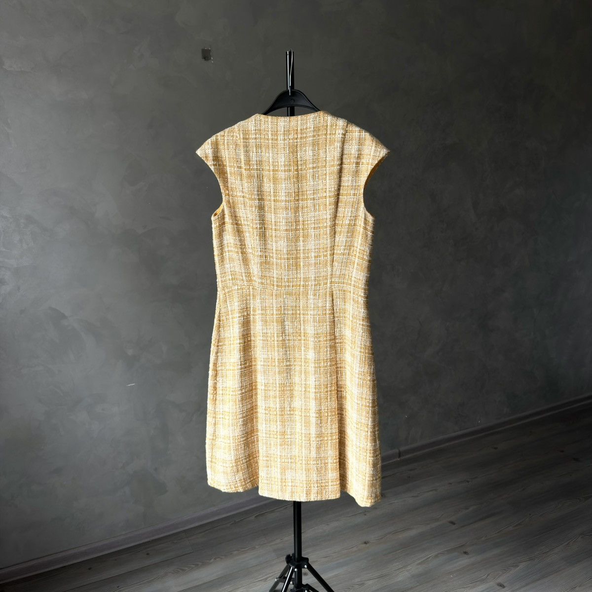 Akris Akris Punto Tweed Sheath Sleeveless Dress Size L / US 10 / IT 46 - 7 Thumbnail