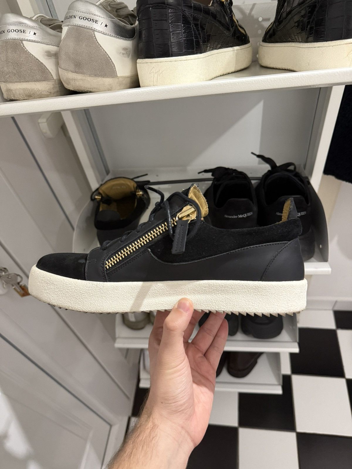 Giuseppe Zanotti Giuseppe Zanotti Frankie Low Top sneakers Size US 8.5 / EU 41-42 - 3 Thumbnail