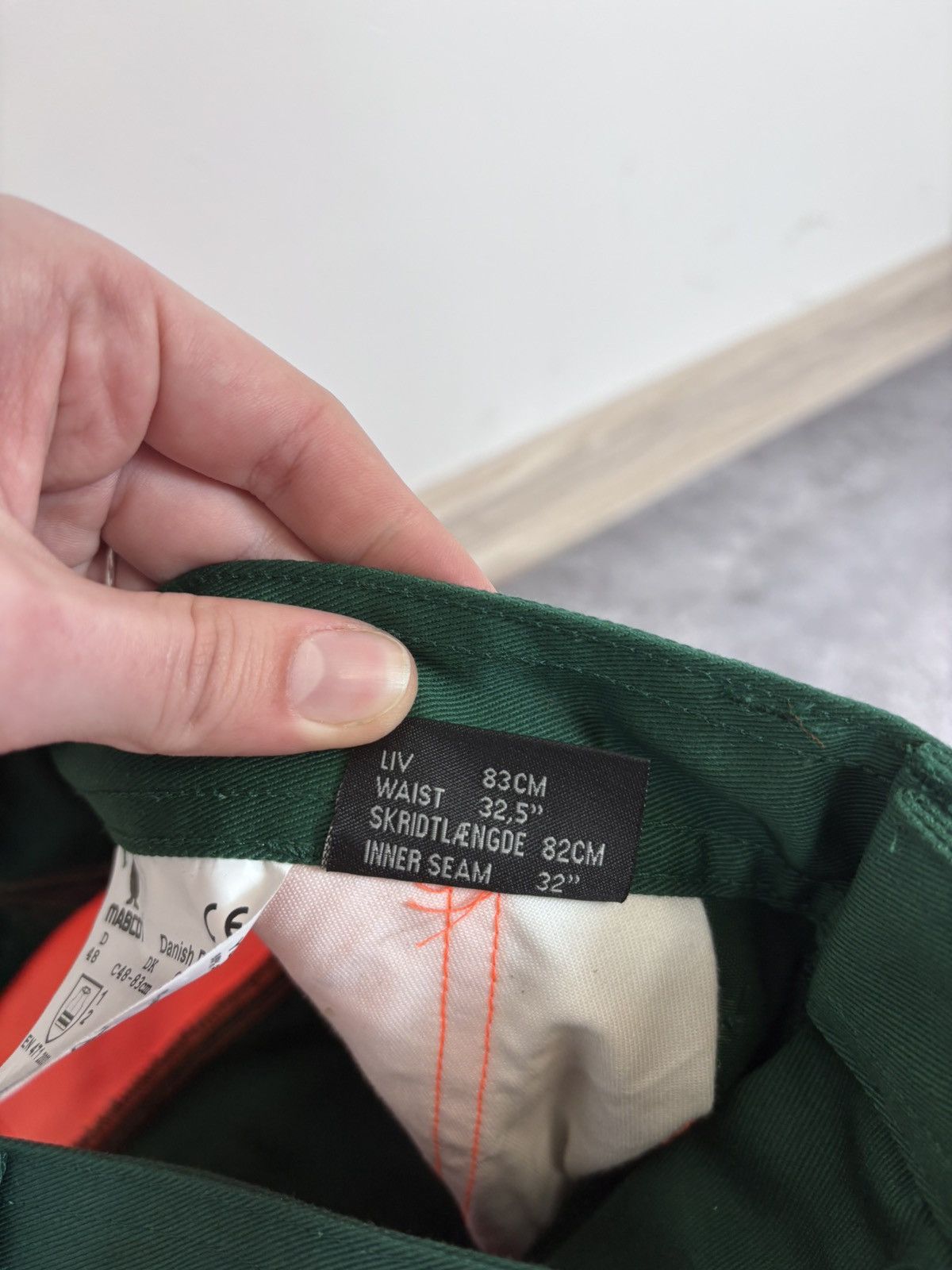 Other Mascot Men’s NEW Reflective Green/Orange Safety Work Pants Size US 32 / EU 48 - 13 Thumbnail