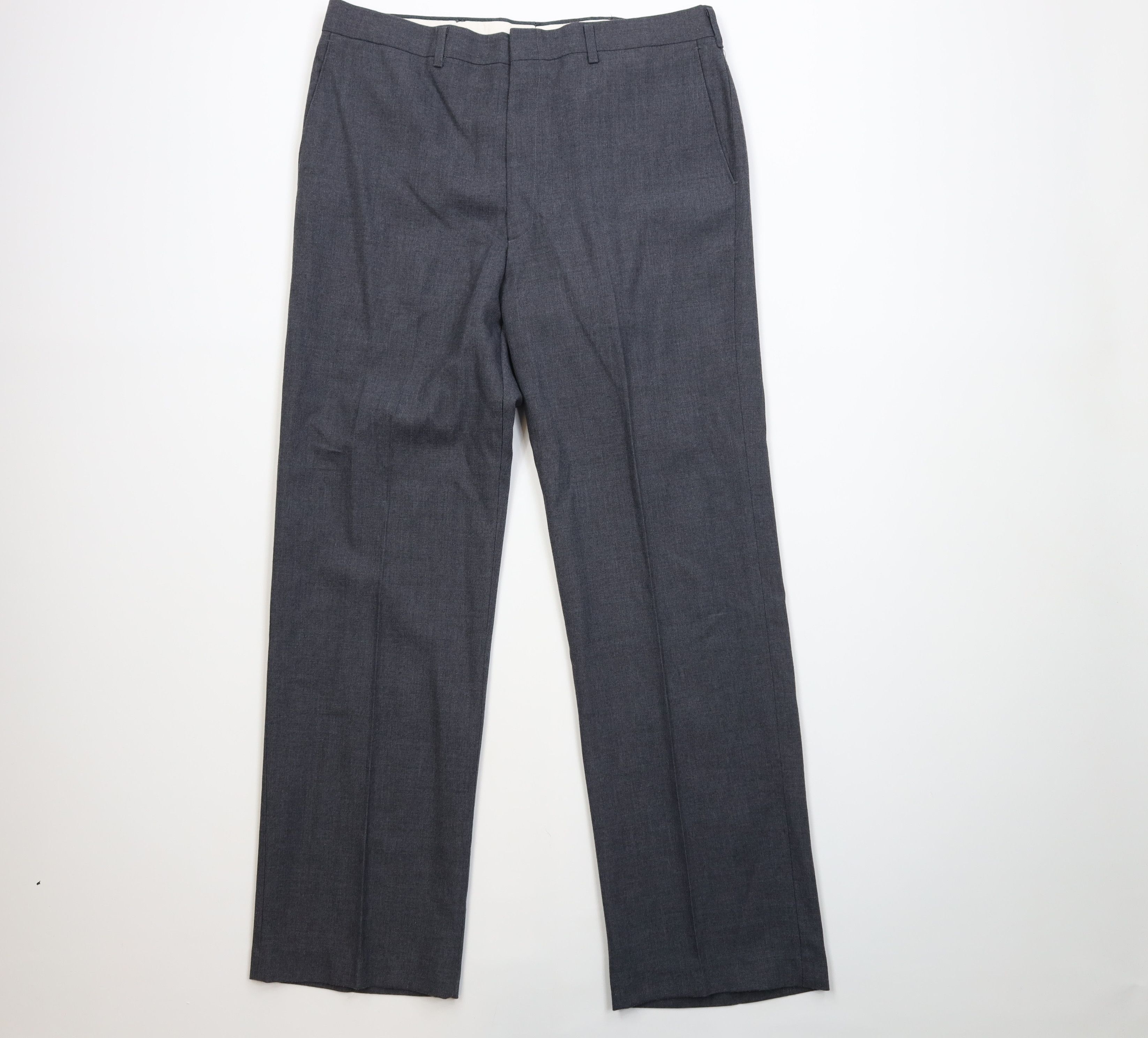 Vintage Vintage 90s Streetwear Wool Blend Wide Leg Chino Pants USA Size US 36 / EU 52 - 1 Thumbnail