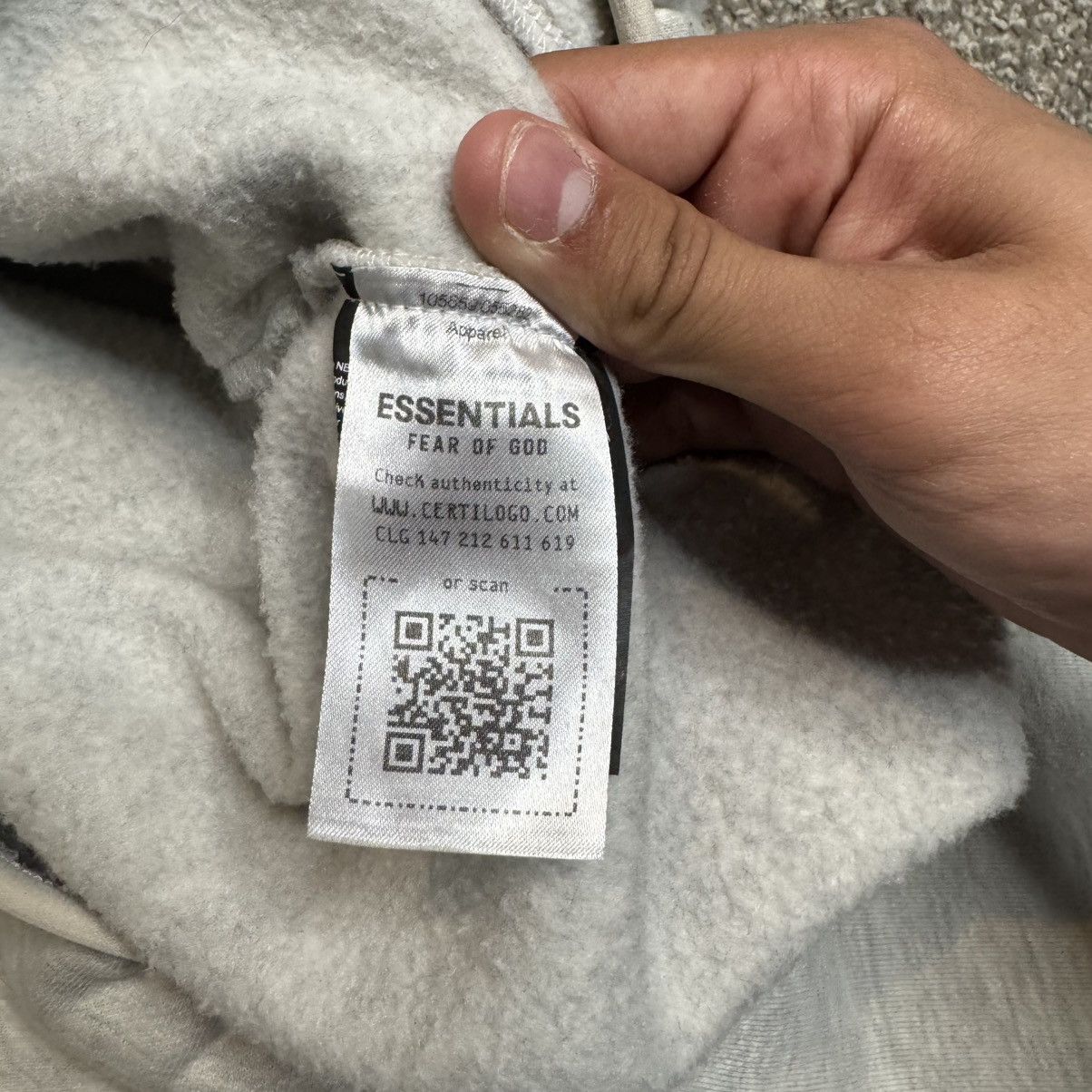Essentials × NBA NBA Light Heather Essentials Hoodie XS Size US XS / EU 42 / 0 - 5 Thumbnail
