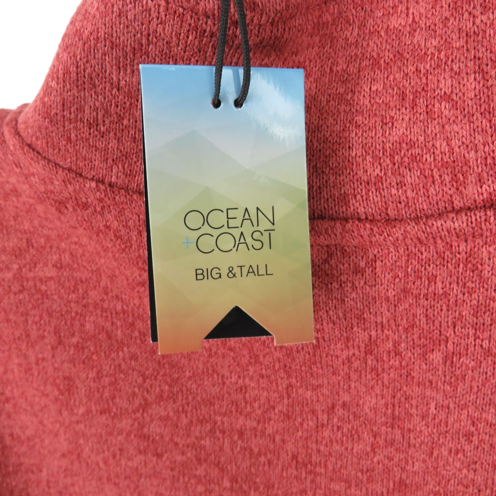 Other Ocean Coast Big & Tall Camper Red Quarter Zip Pullover Sweat Size US L / EU 52-54 / 3 - 6 Thumbnail