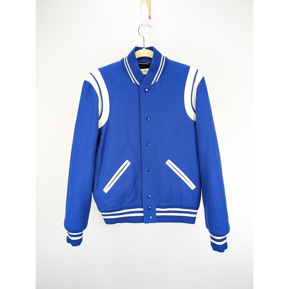 Saint Laurent Paris o1rshd1 Teddy Jacket in Blue Size US S / EU 44-46 / 1 - 2 Thumbnail