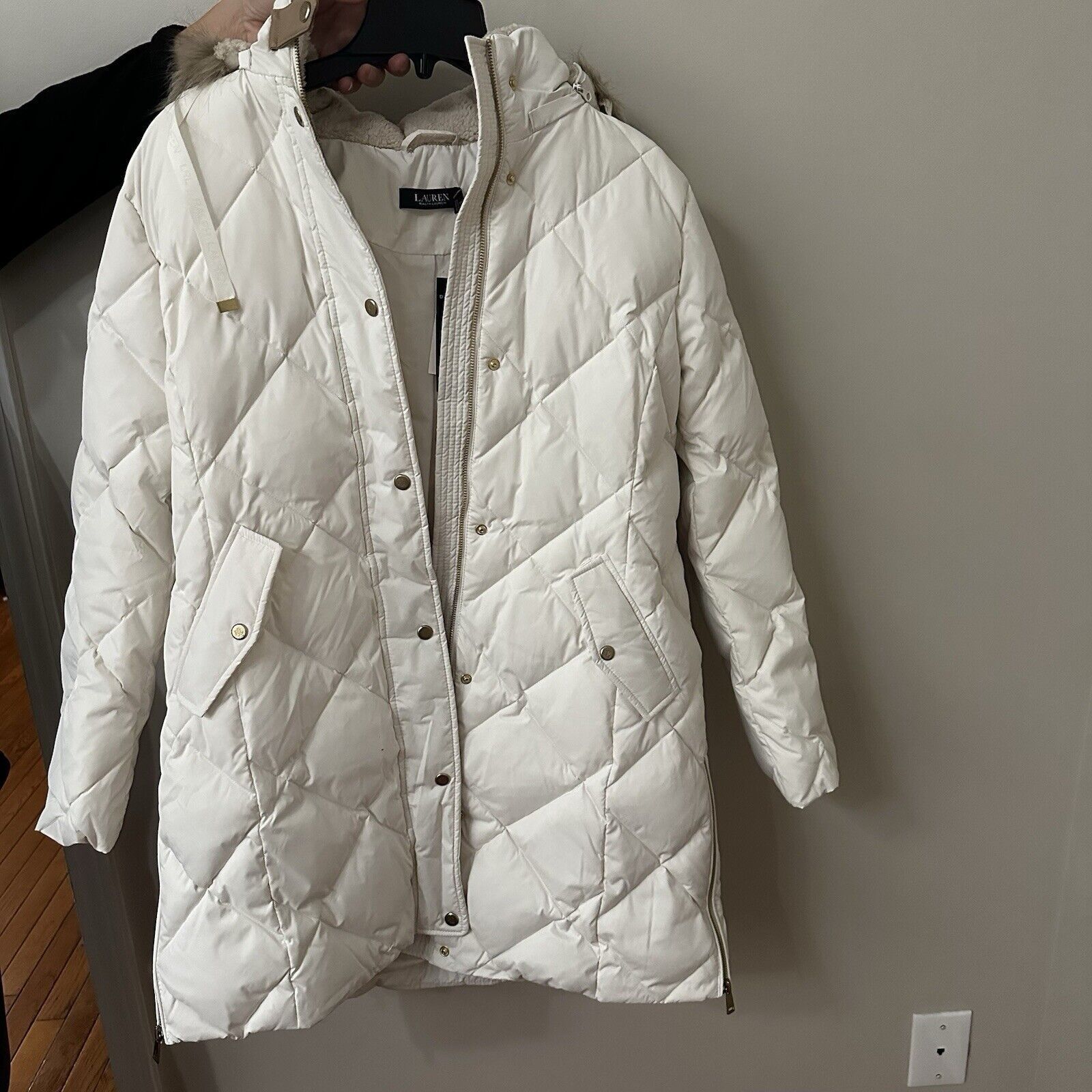 Ralph Lauren New Polo Ralph Lauren Women's Large Hooded Down Coat Size L / US 10 / IT 46 - 11 Thumbnail