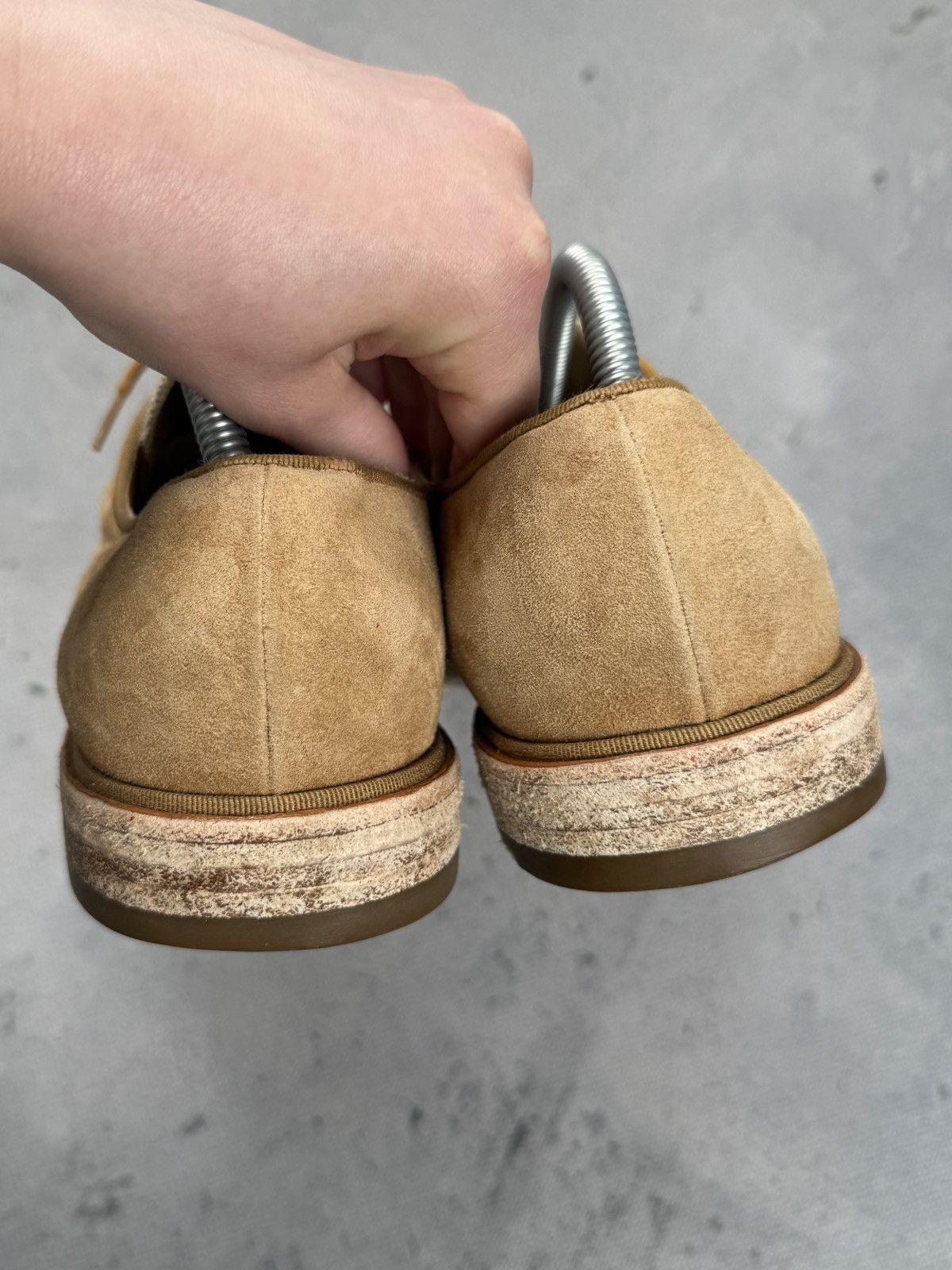 Christian Louboutin Christian Louboutin Greggo Two Tone Suede Canvas Oxford Shoe Size US 9.5 / EU 42-43 - 5 Thumbnail